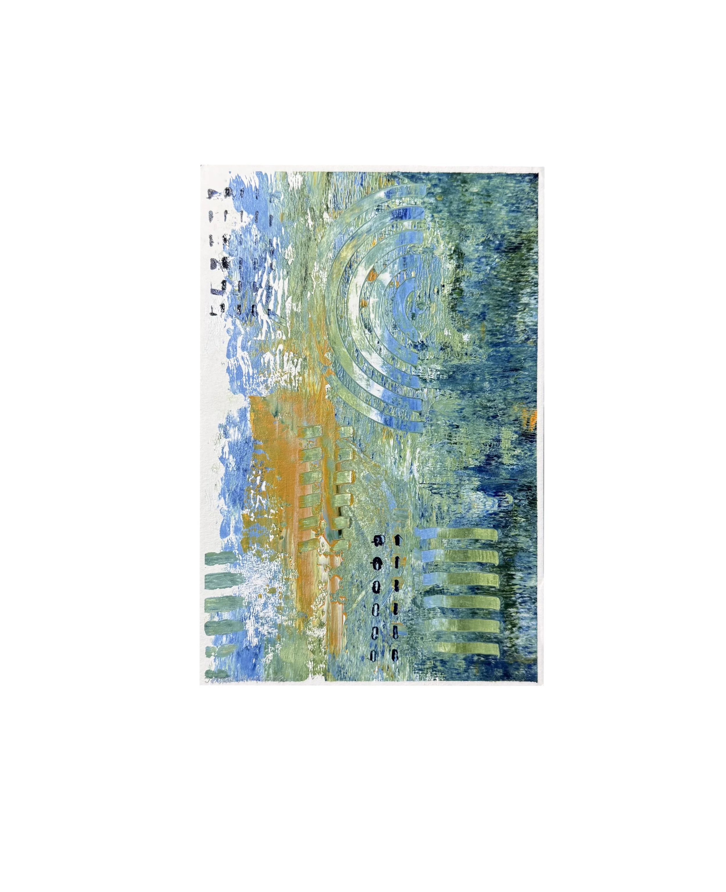 imploring gaze encountered (6x9”)