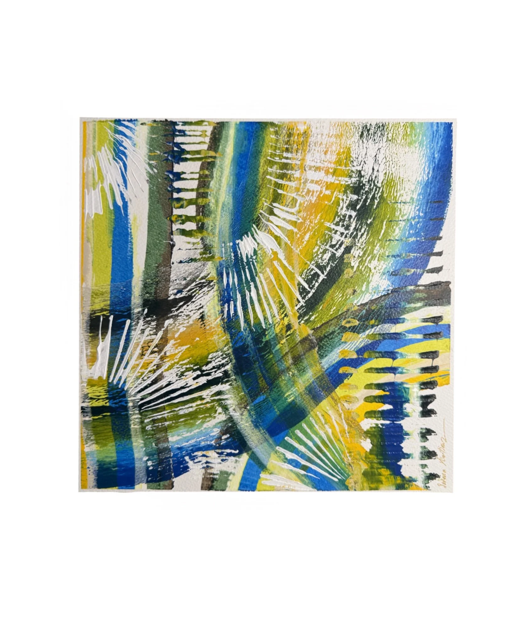evolutions of travel migrating (12x12”)