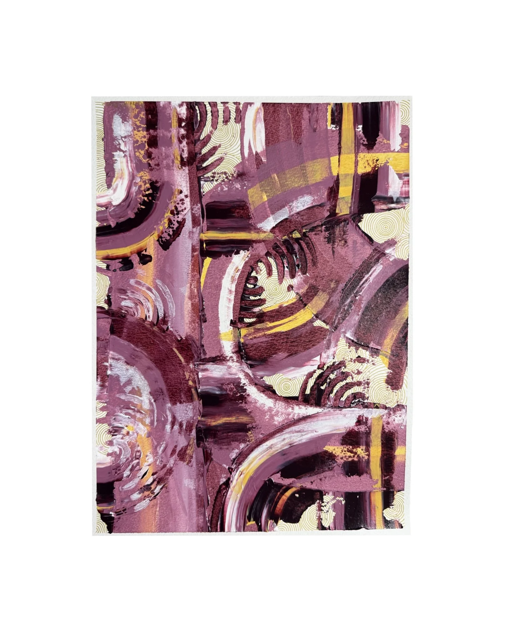 dip a toe through the sentiment (11x15”)