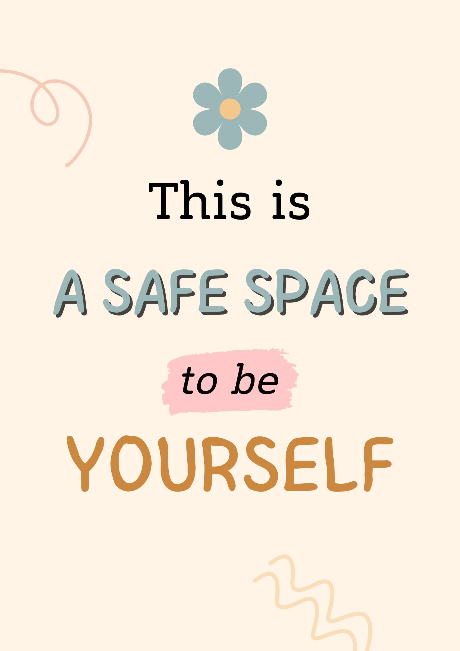 Yellow Abstract Boho Style School Mental Health Poster.jpg