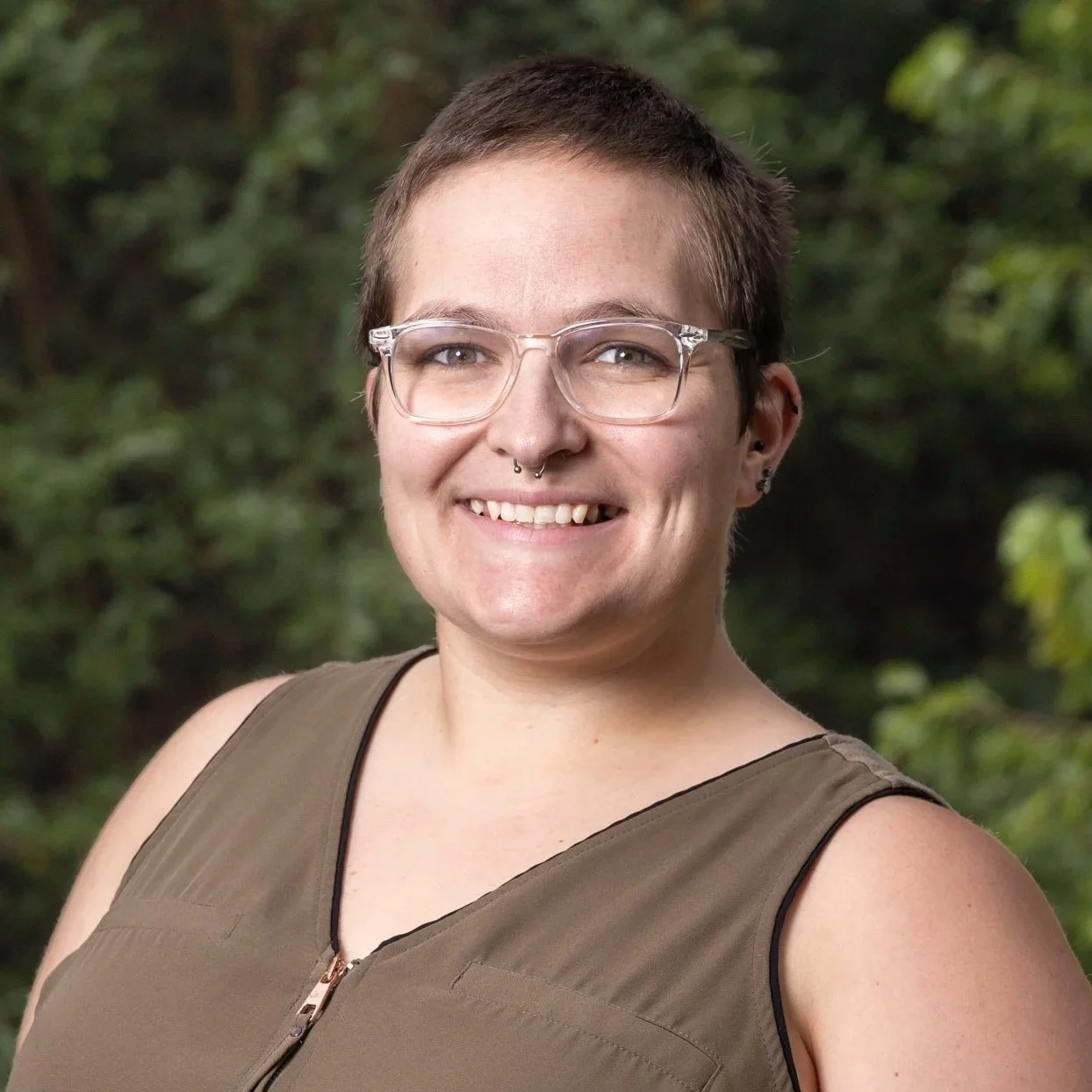 Image of ASL Interpreter and Production Manager Teagin Powers