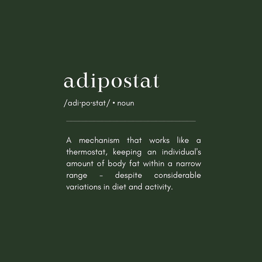 The state of your adipostat greatly influences your metabolism and ability to control your eating habits.

Our modern lifestyle can disrupt this mechanism due to processed food intake, insulin or leptin resistance, gut dysbioisis, poor sleep, stress,