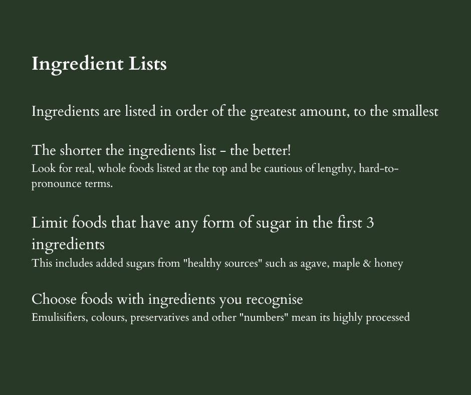 Mastering Food Labels - How to Decode Nutrition Labels and Ingredient ...