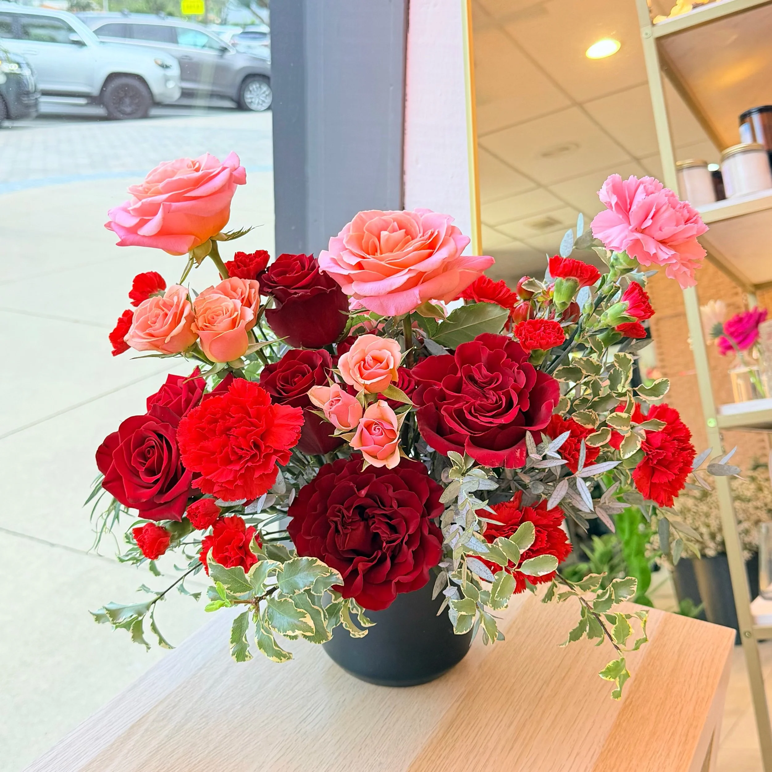 The Peachy Rosy Arrangement