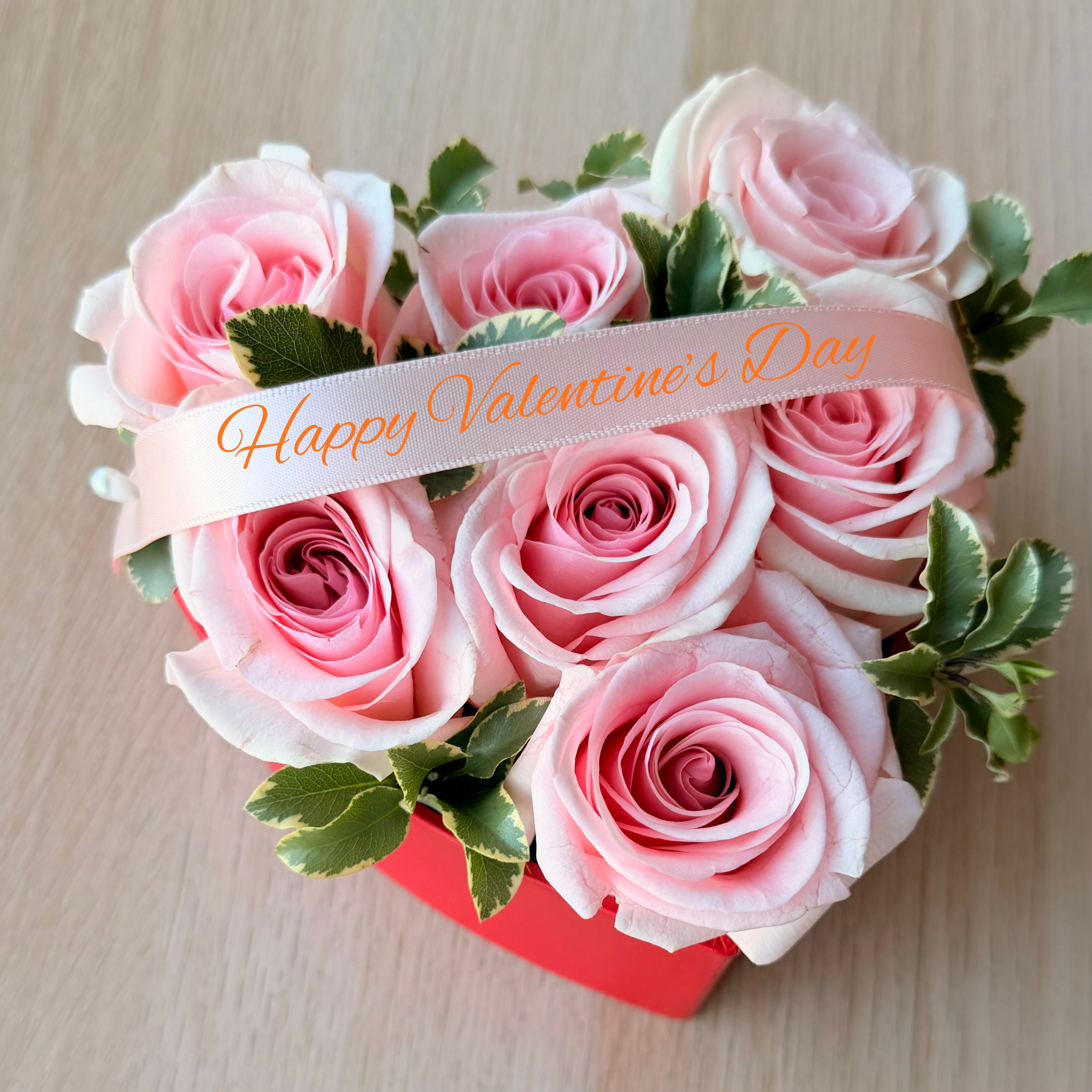 PRE-ORDER- Heart Box (petite) Arrangement (2/10-2/15)