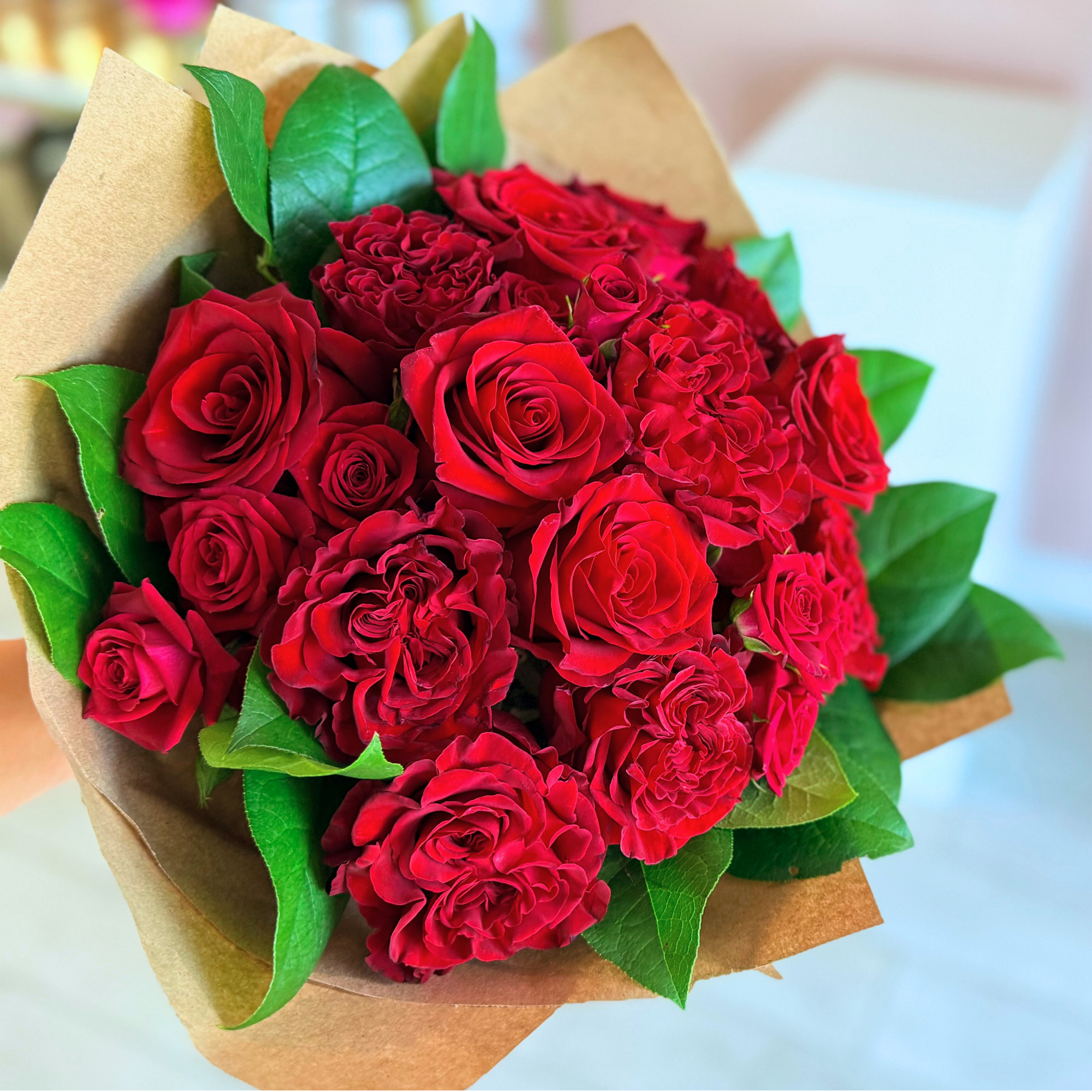 PRE-ORDER- Crimson Romance Bouquet (2/10-2/15)