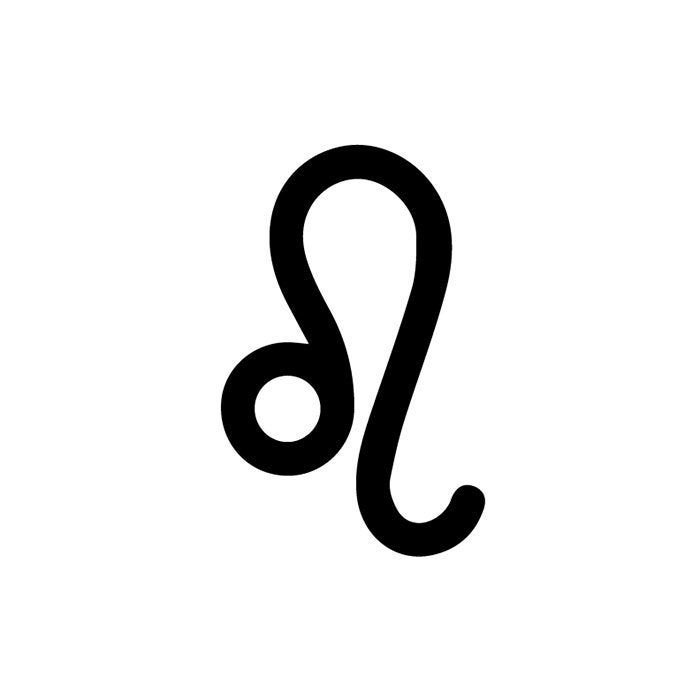 Leo Zodiac Symbol Decal.jpeg