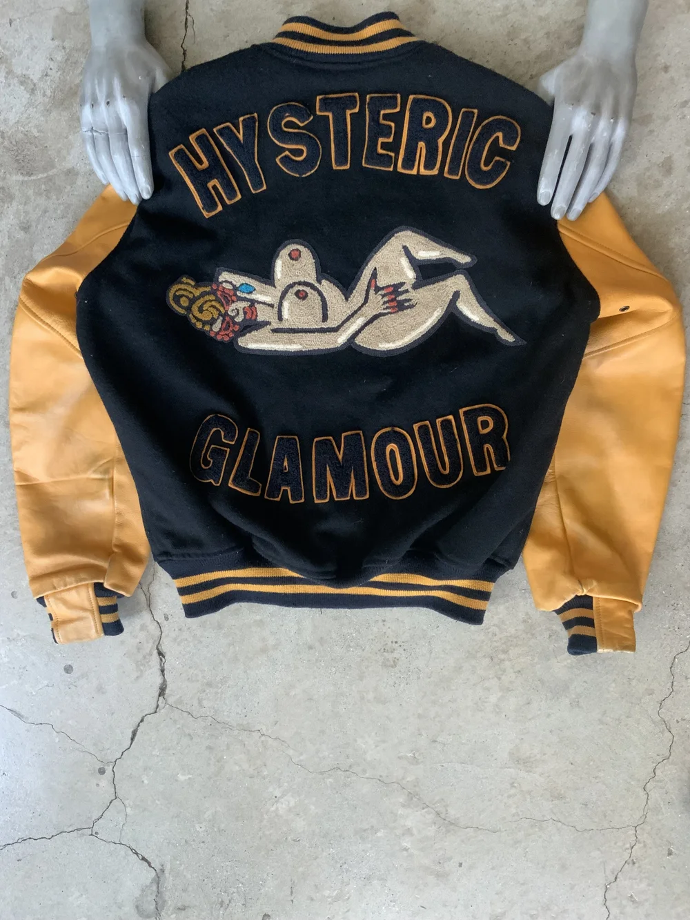 Archive Hysteric Glamour Miss Hysteric chenille varsity jacket