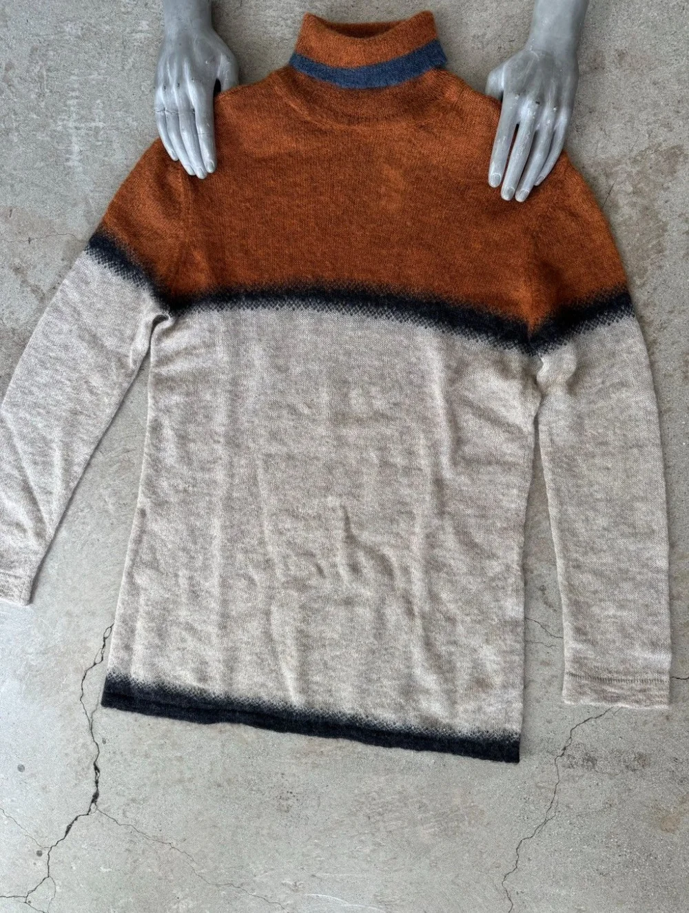 ARCHIVE AW 08 RAF SIMONS RUNWAY ROTHKO MOHAIR KNIT SWEATER — Cycle