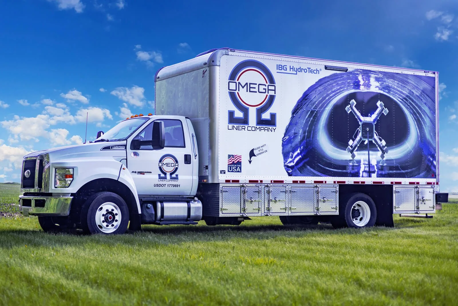 Custom UV Liner Install Trucks — Omega Liner Company