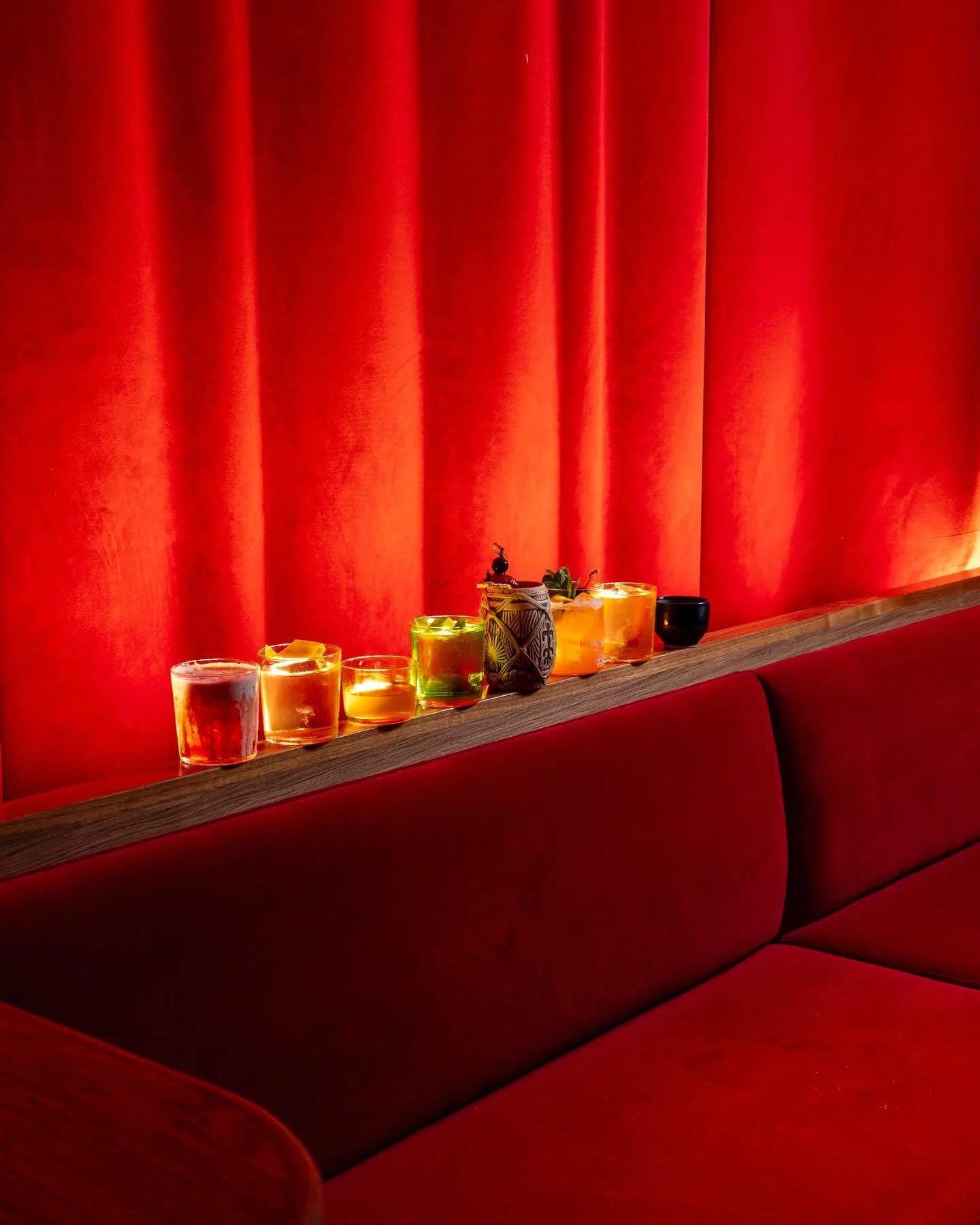 Lights, camera, cocktail! This cozy nook and a sip from our Movie Menu lineup are ready for their close-up tonight 🎬✨

❗️THIS WEEK&rsquo;S HOURS: We will be open Wednesday &amp; Thursday from 5p-11p, and Friday from 5p-12a. We will be CLOSED on Satu