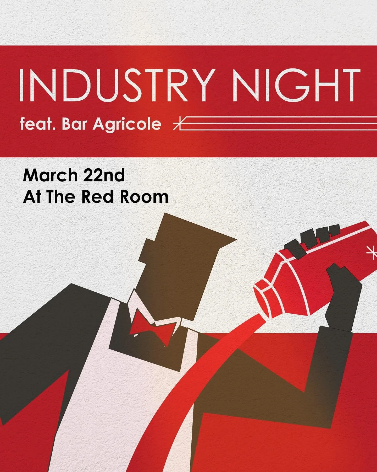 Join us this Sunday for Industry Night! We&rsquo;re excited to welcome the Bar Agricole team as they showcase the spirits they distill right here in the Central Valley.

All are welcome&mdash;no RSVP needed. Enjoy cocktails from 5&ndash;9pm, plus a s