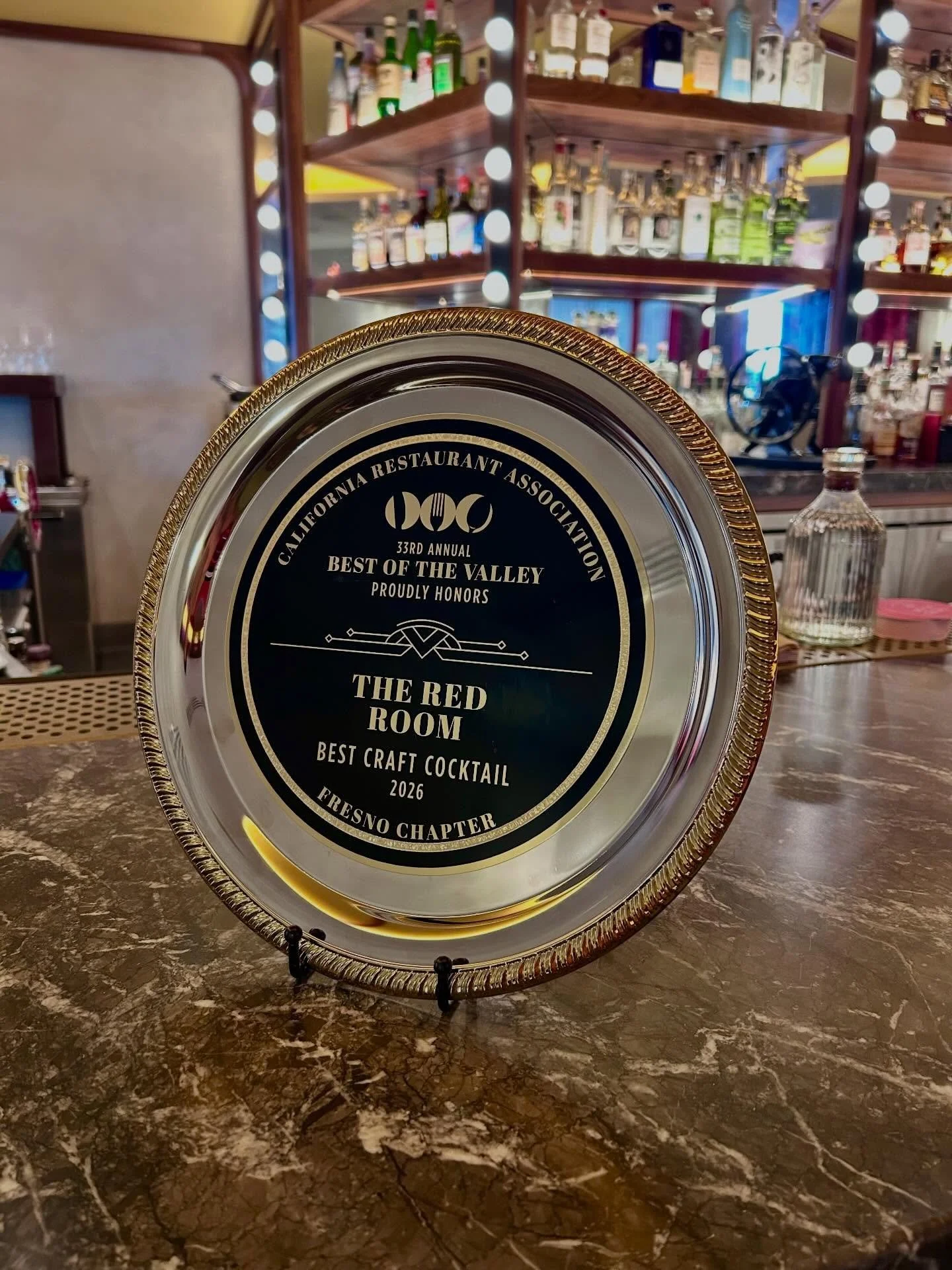 We&rsquo;re honored! @crafresno named The Red Room &lsquo;Best Craft Cocktail&rsquo; at the 2026 Best of the Valley Restaurant Awards! 🍸Cheers to another year of mixing your favorites! 

Be sure to check our website calendar weekly for closures due 