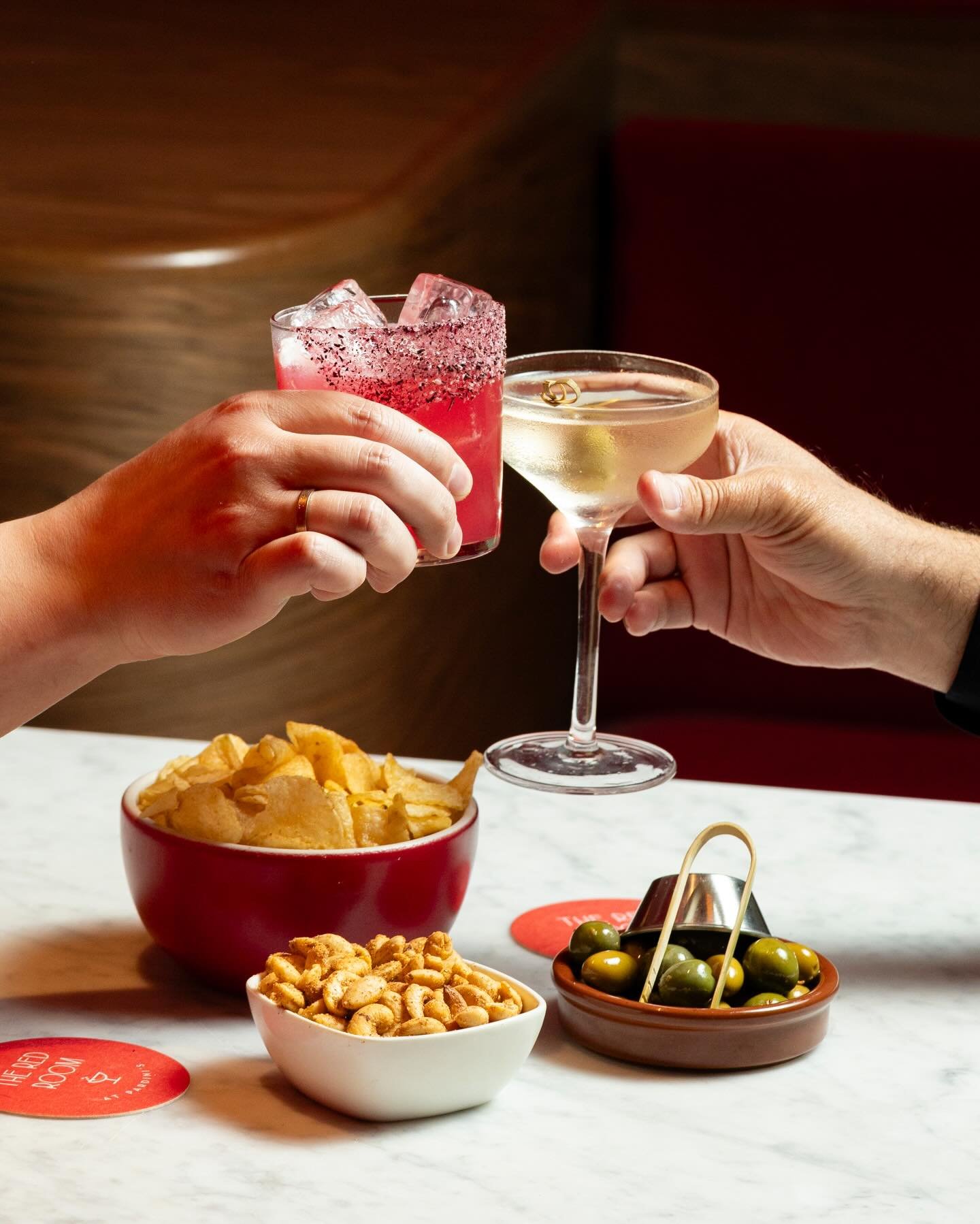 Consider this your sign &mdash; call a friend and head to The Red Room for cocktails &amp; snacks tonight! 

We open at 5p!

Be sure to check our website calendar weekly for closures due to private events! 

#redroomfresno #craftcocktails