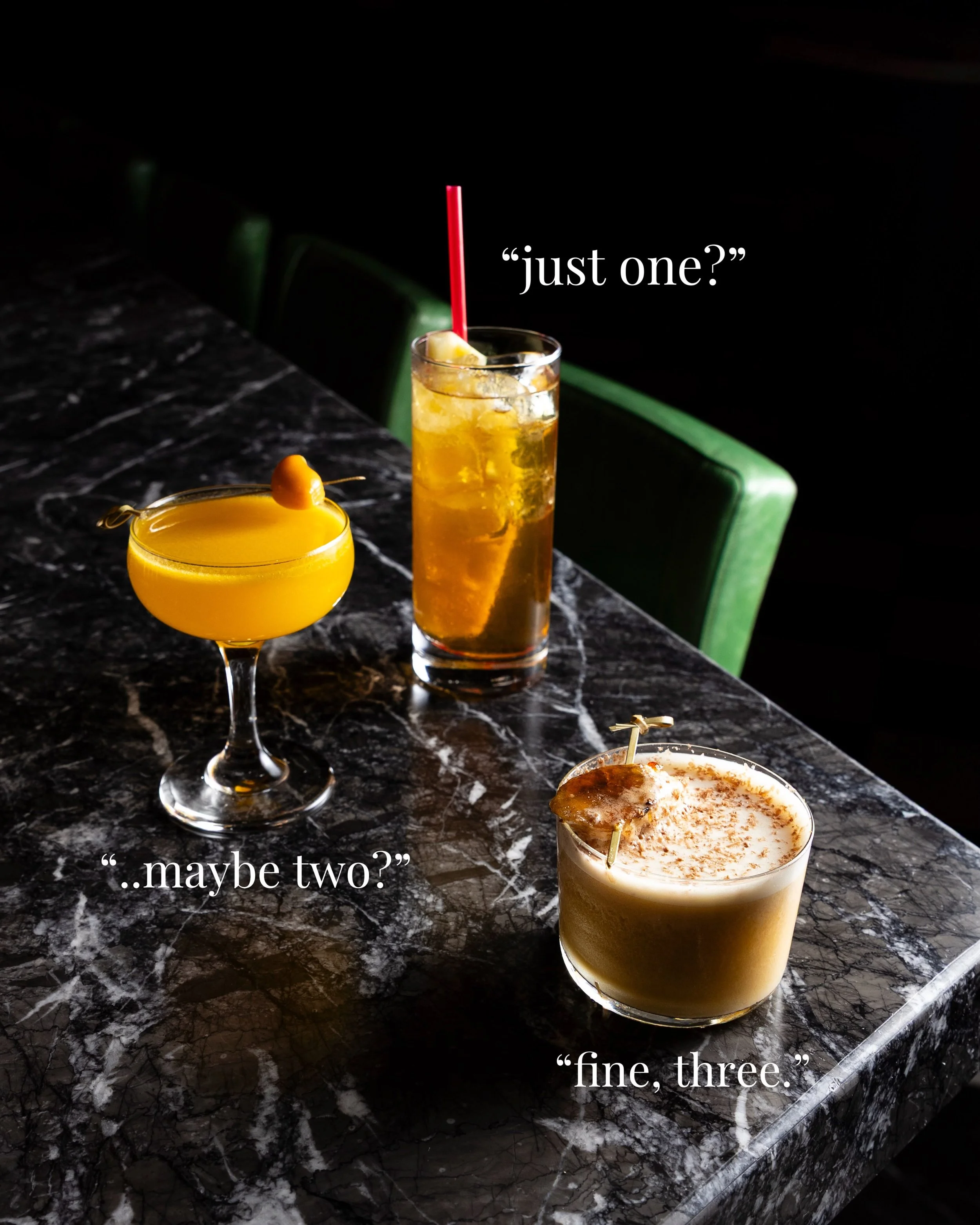 .. we won&rsquo;t say no! 

Aperitivo Hour | 5-7p Daily 🍸

See ya soon - We open at 5p! 

Be sure to check our website for closures due to private events! 

#redroomfresno #craftcocktailbar