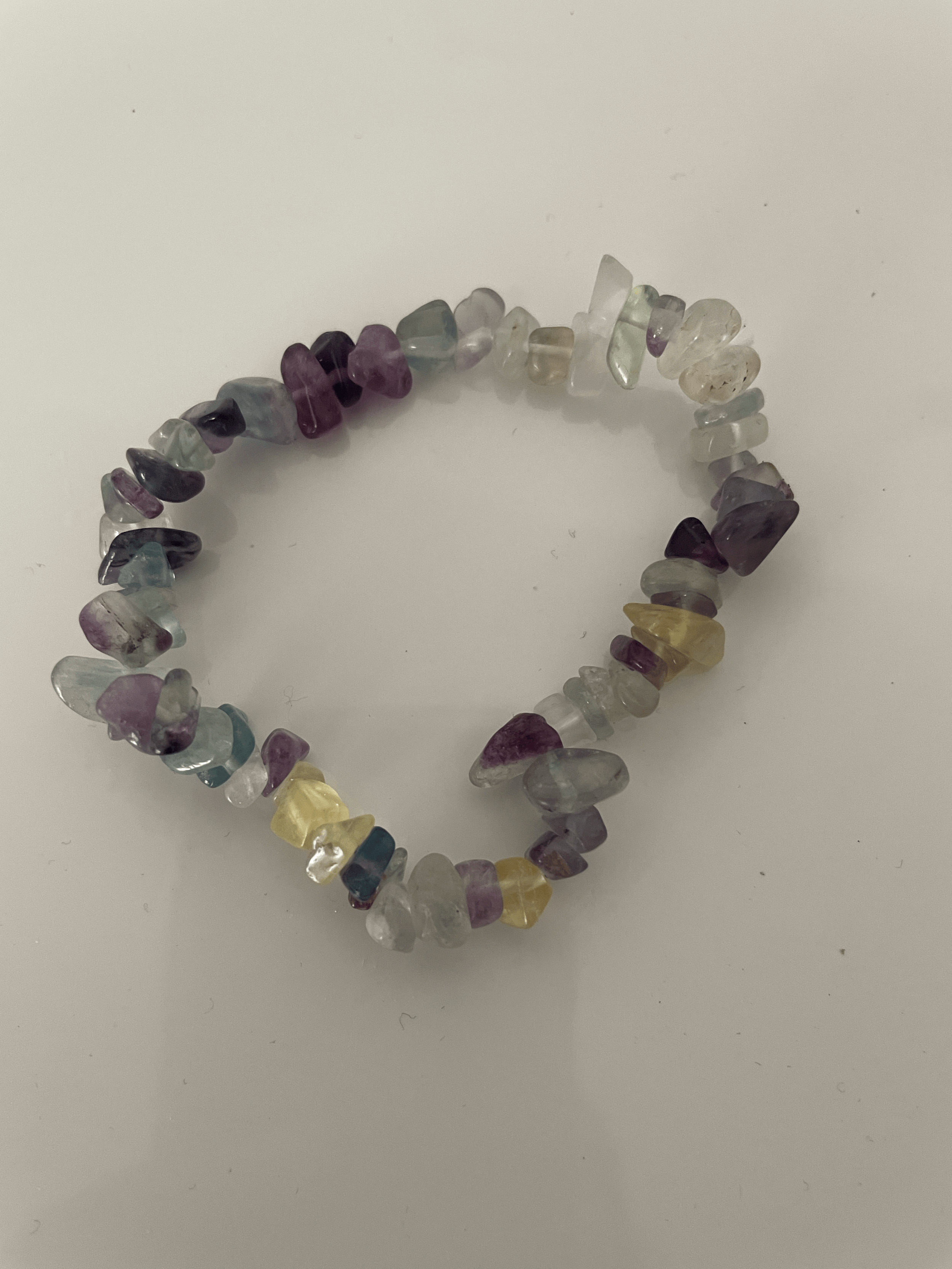 Fluorite Chip Bracelet