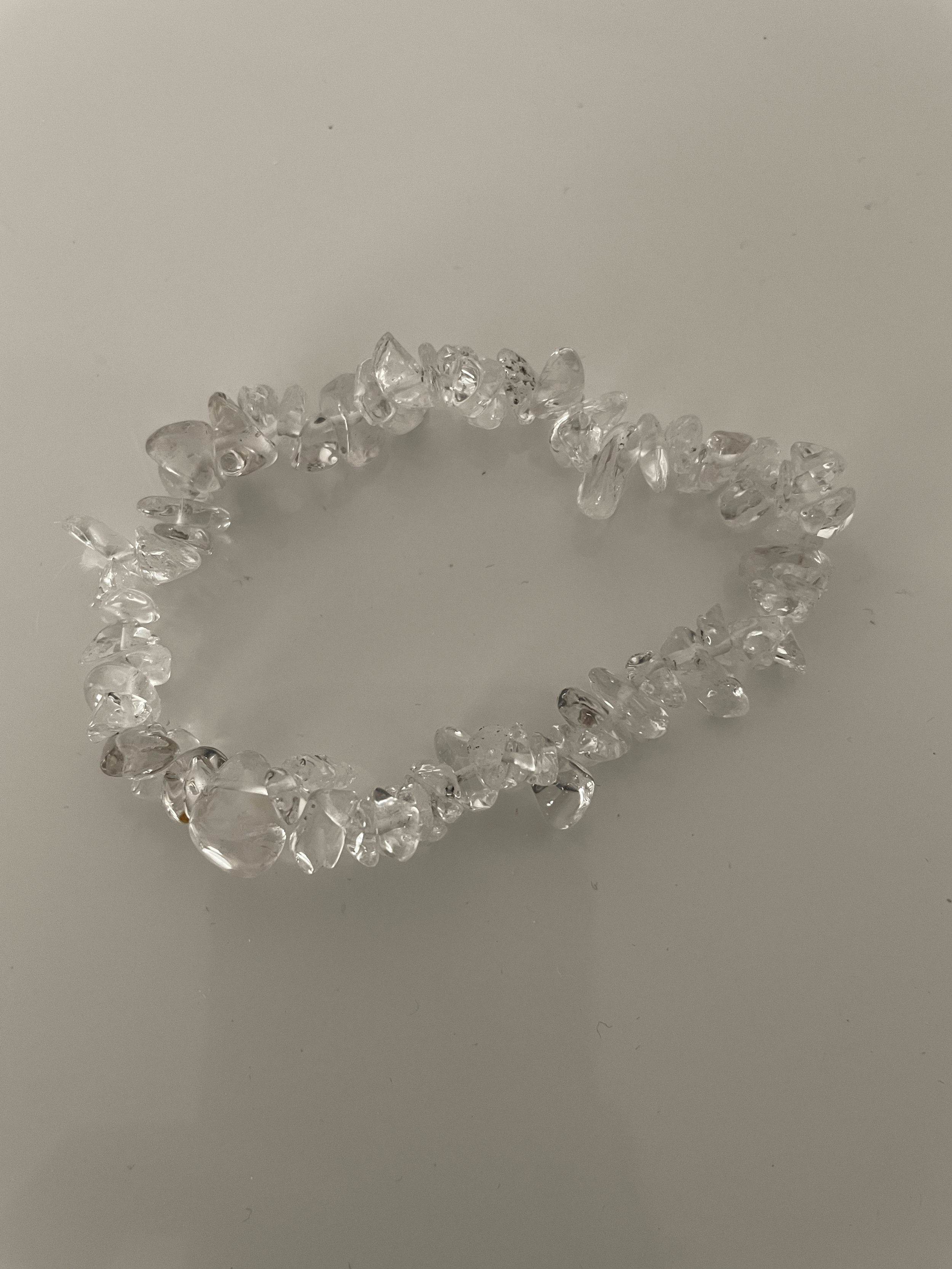 Clear Quartz Chip Bracelet