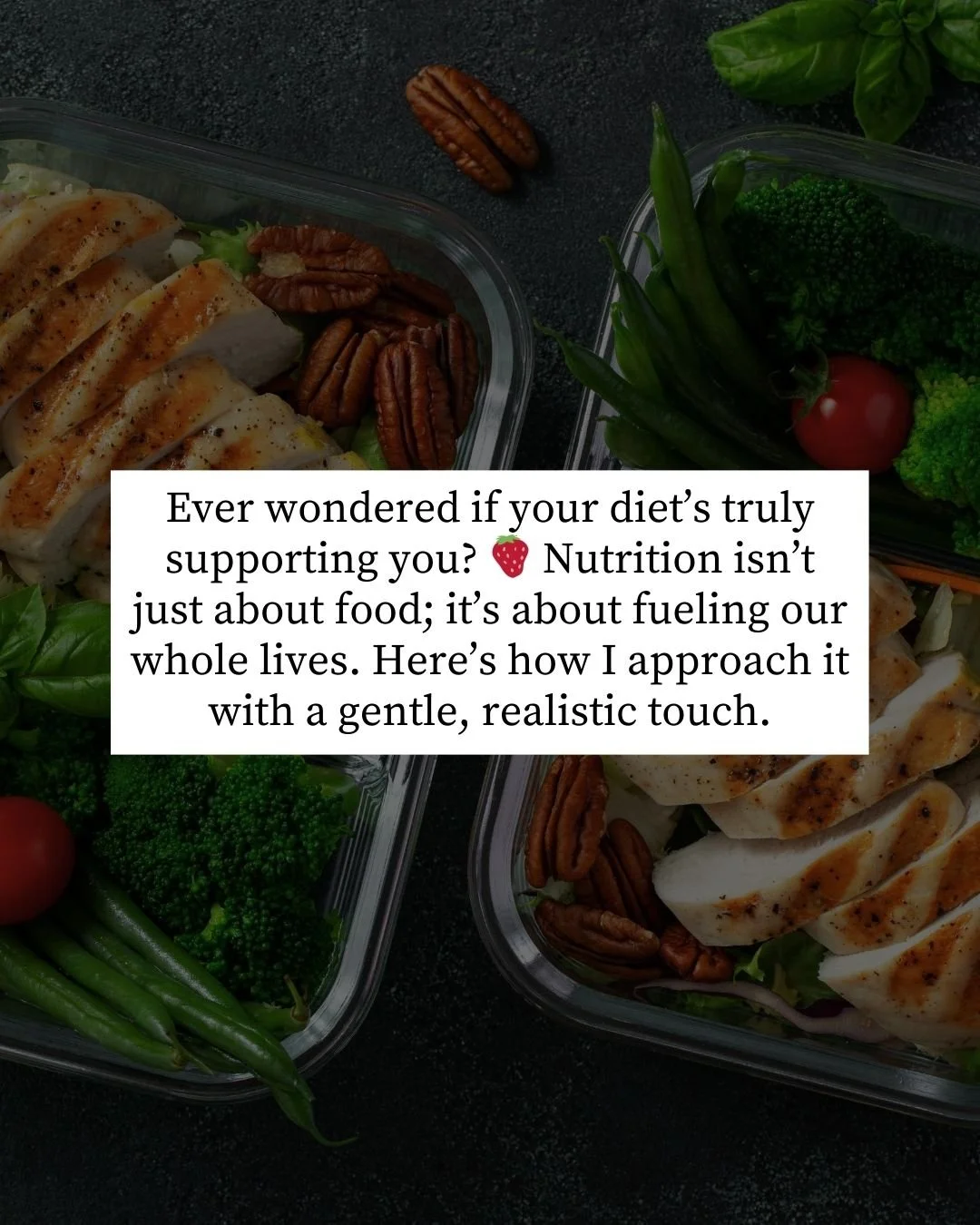 Good nutrition is all about finding what works best for you. It&rsquo;s about real nourishment, not rules or guilt. 💚 Which of these steps feels most relevant for you? I&rsquo;d love to know where you&rsquo;re at in your journey. 🌱