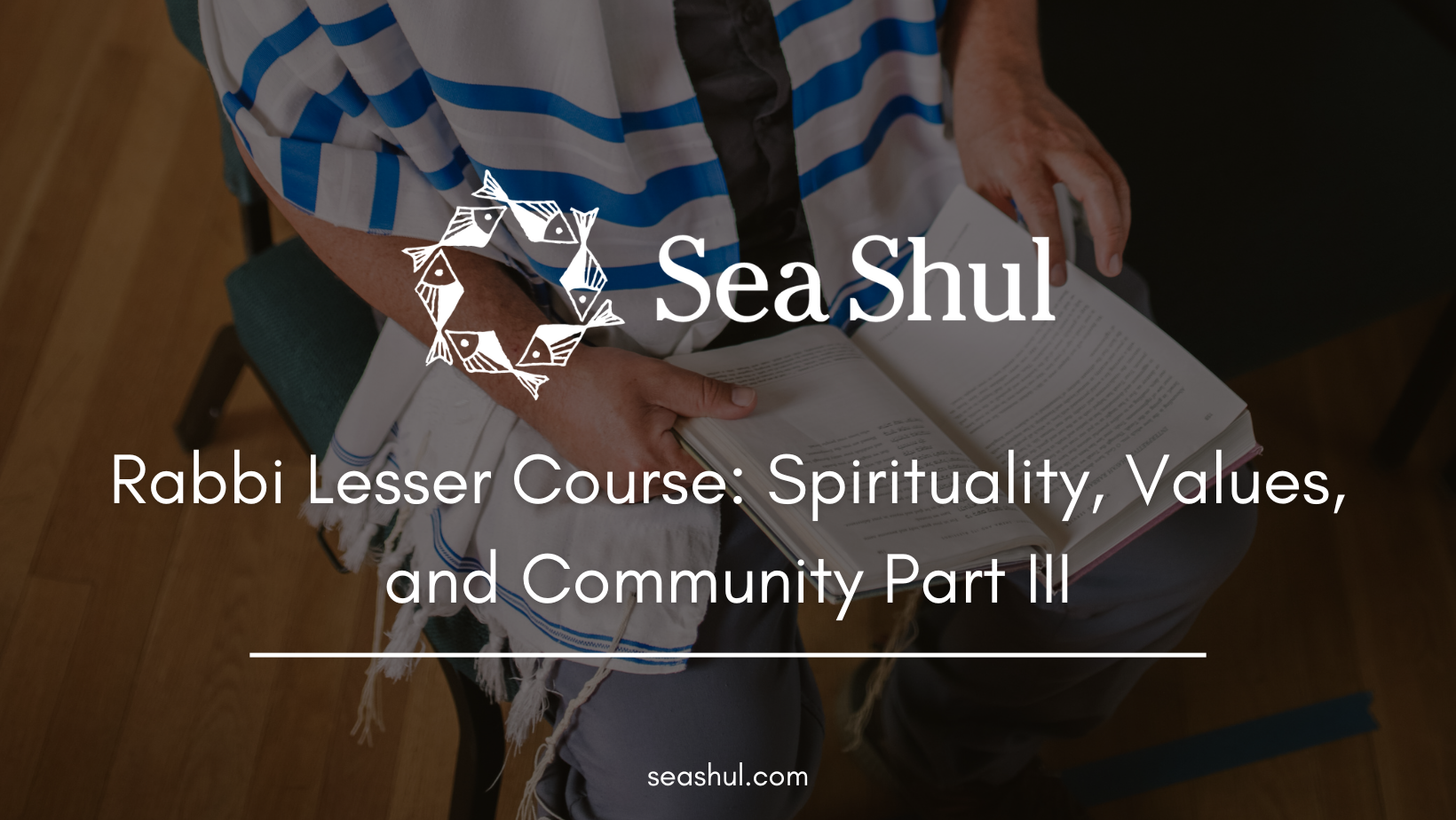 Sea Shul: Rabbi Lesser Course – Spirituality, Values, and Community (Part III)