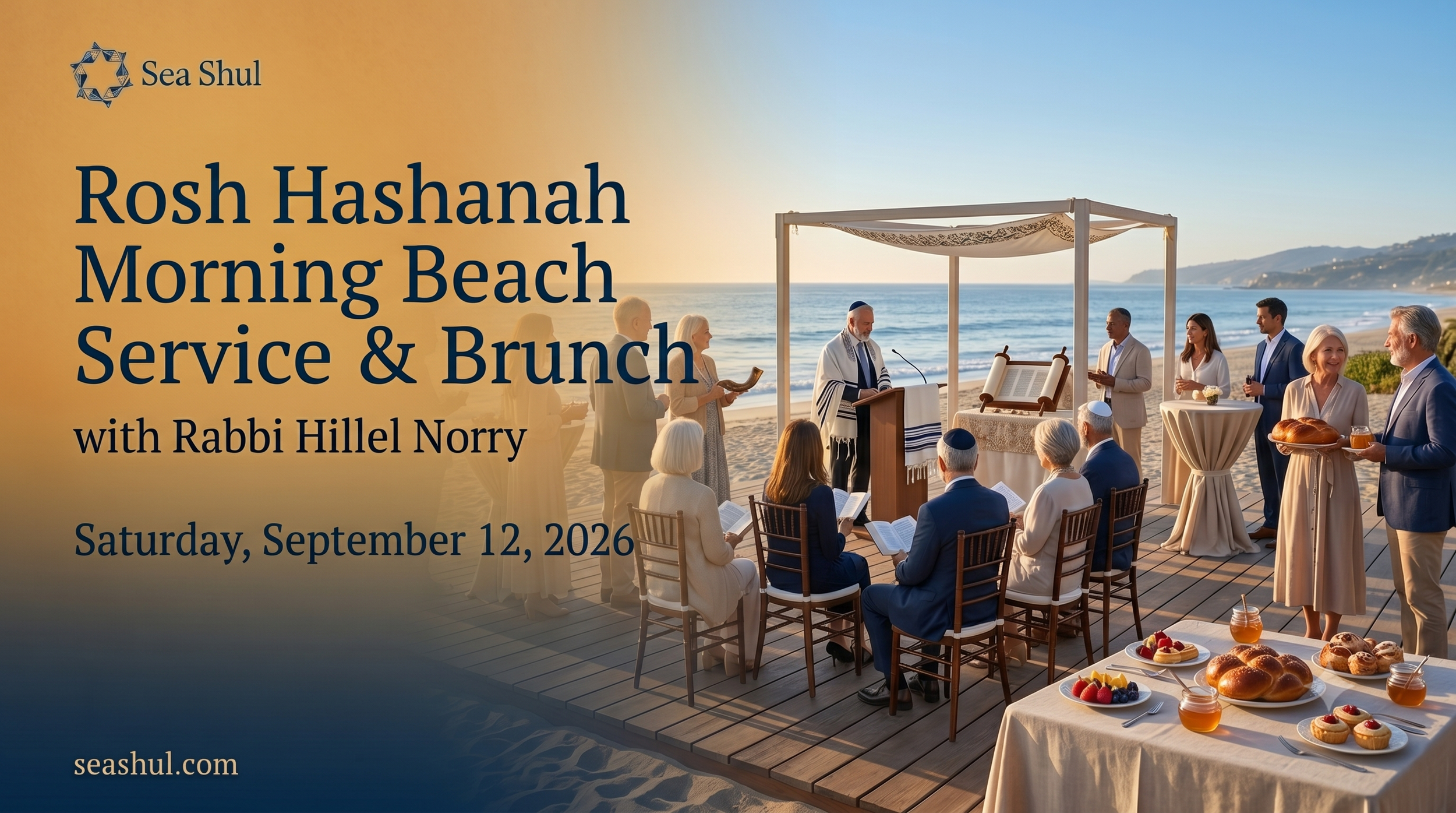Rosh Hashanah Morning Beach Service &amp; Brunch with Rabbi Norry