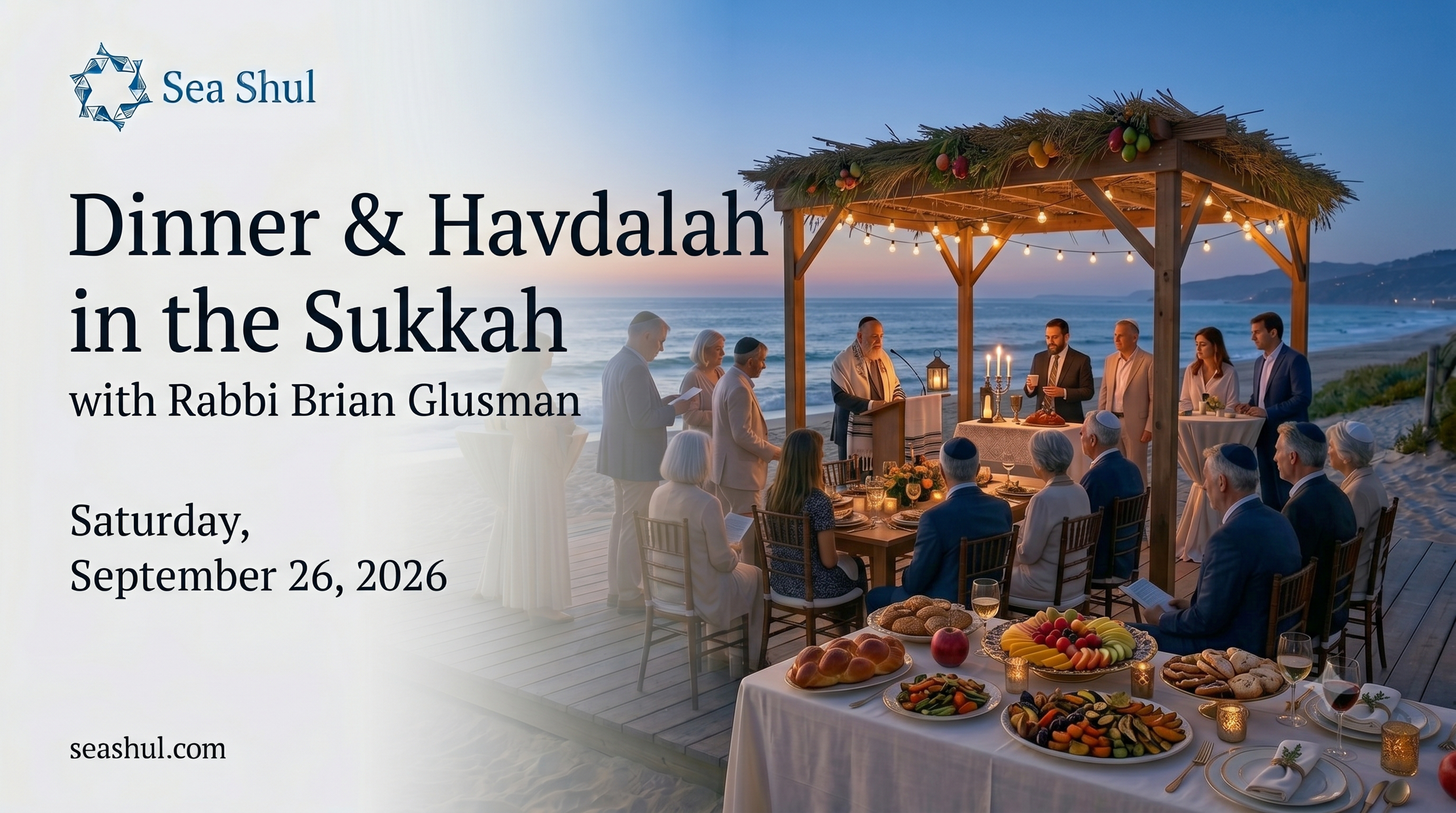Dinner & Havdalah in the Sukkah