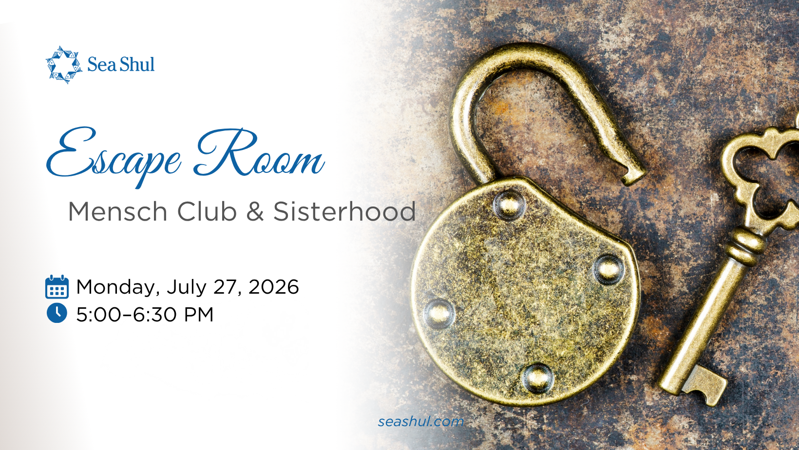 Mensch Club &amp; Sisterhood Escape Room