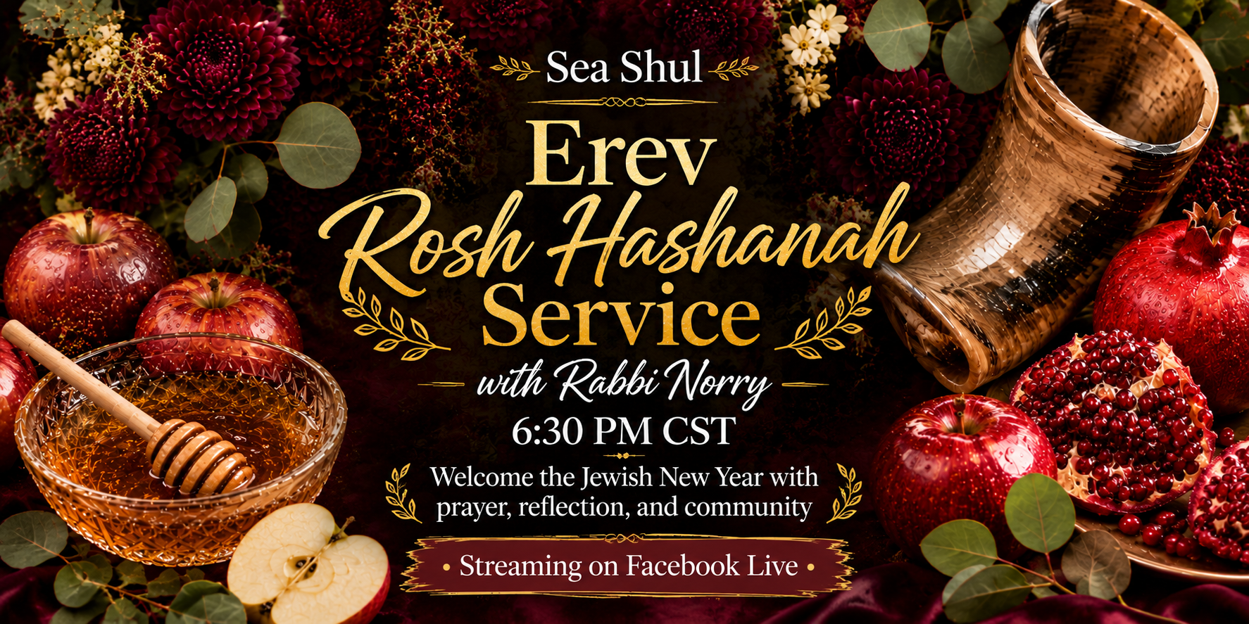 Erev Rosh Hashanah Services with Rabbi Norry