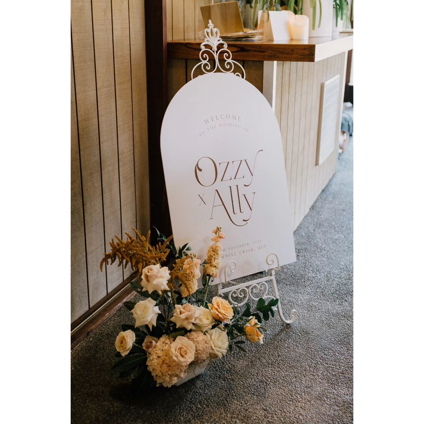 The most stunning couple, inside and out.
For Ally &amp; Ozzy.
.
@allyjosman
@kirkwillcox
@cowbell_creek
.
#littlegreenleaf #littlegreenleafstationery #realwedding #timeless #elegant #goldcoast #white #wedding #stationery #signage #littlegreenleafaus