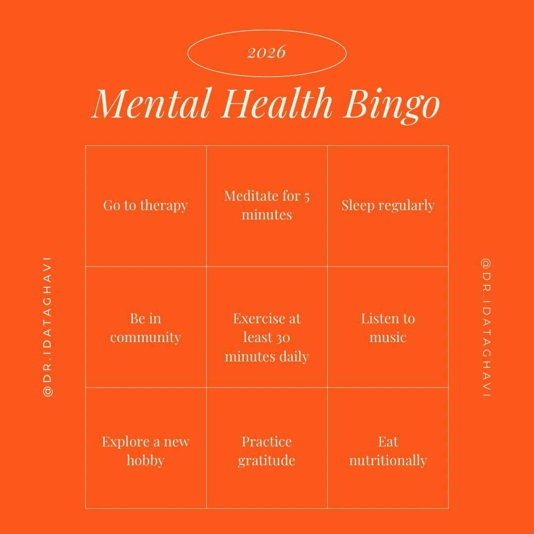Wishing everyone a mentally healthy new year ✨ 

#mentalhealthbingo #therapy #wellbeing #newyearsgoals