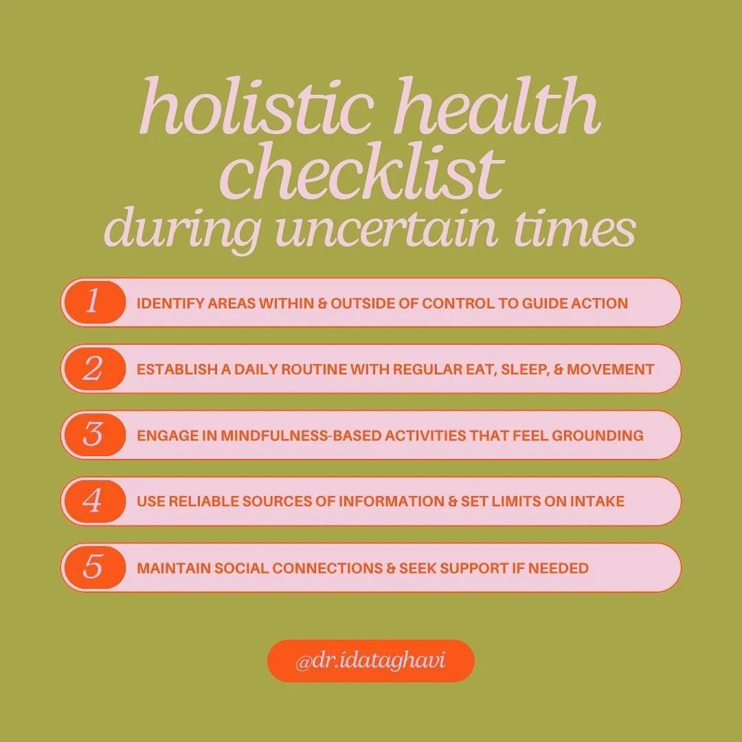 With all of the disruption and uncertainty in the world right now, it&rsquo;s normal to feel unsettled and to be reacting from that place. This checklist is a path towards finding a sense of stability within, so we can engage with our lives more effe