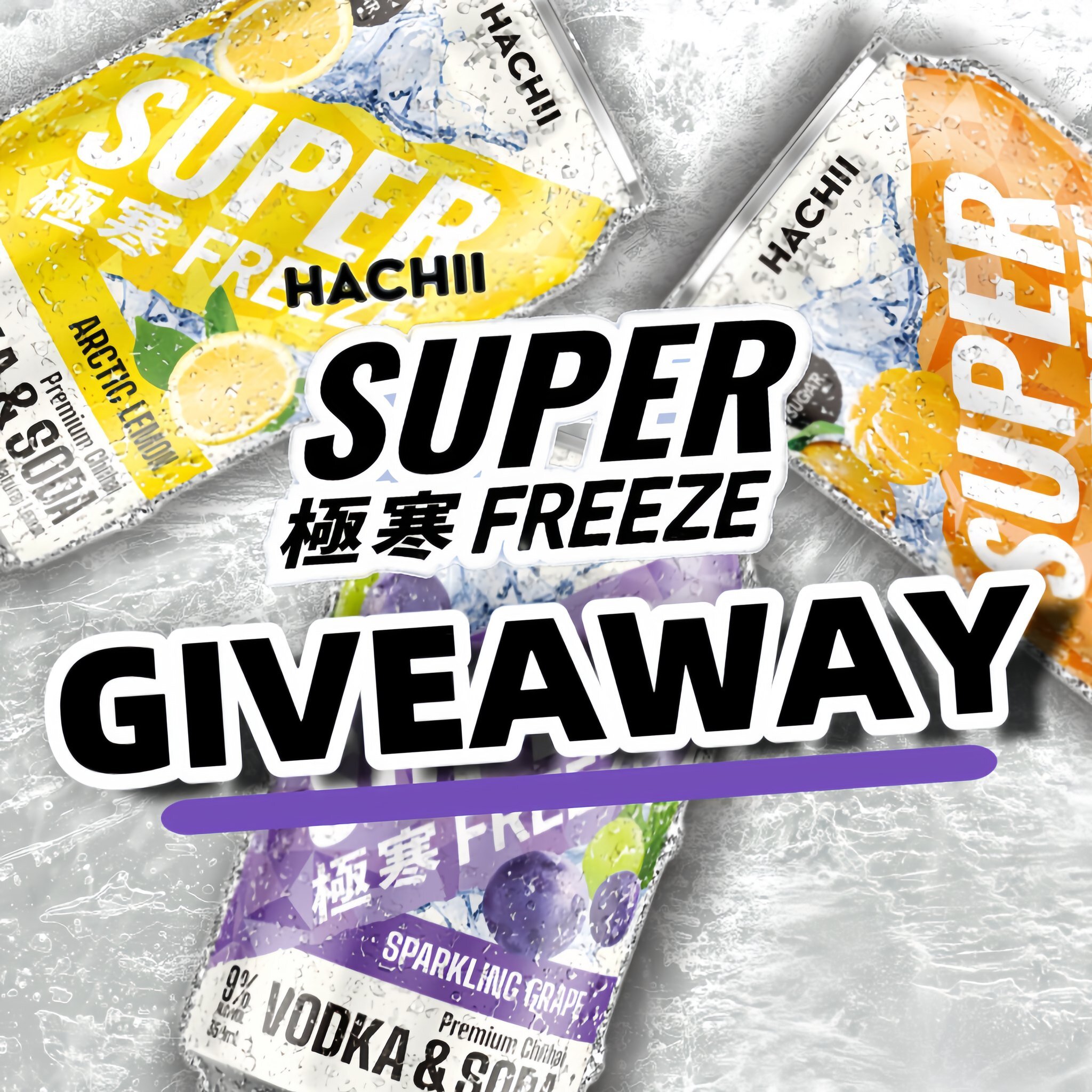🎉 Hachii Boozy Giveaway
How to enter:
Must be 18+✔️
Australia-based 🌏 
Like: Give us a thumbs up 👍
Follow: Hit that follow button for updates @drinkhachii 🧡
Comment: Drop a line below to enter 🗨️
We're selecting 30 winners randomly, and each get
