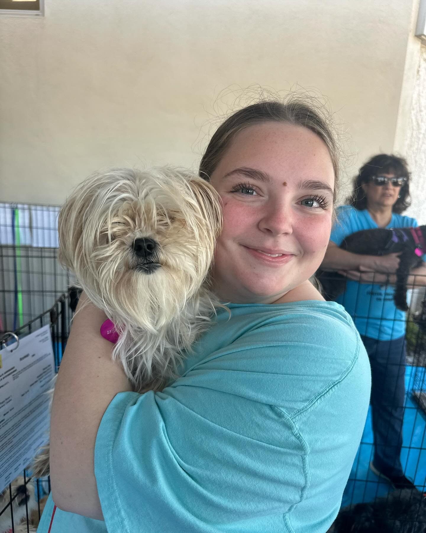 Puppy love!!!! 
Today we have a dog adoption with @adoggie4you 
If you buy a dog treat today and bring in your puppy, You will get a FREE pup cup!!!
#puppy #puppylove #adopt #pupcup #boerne #tx #boernetx #salty #sweet #salty&amp;sweet