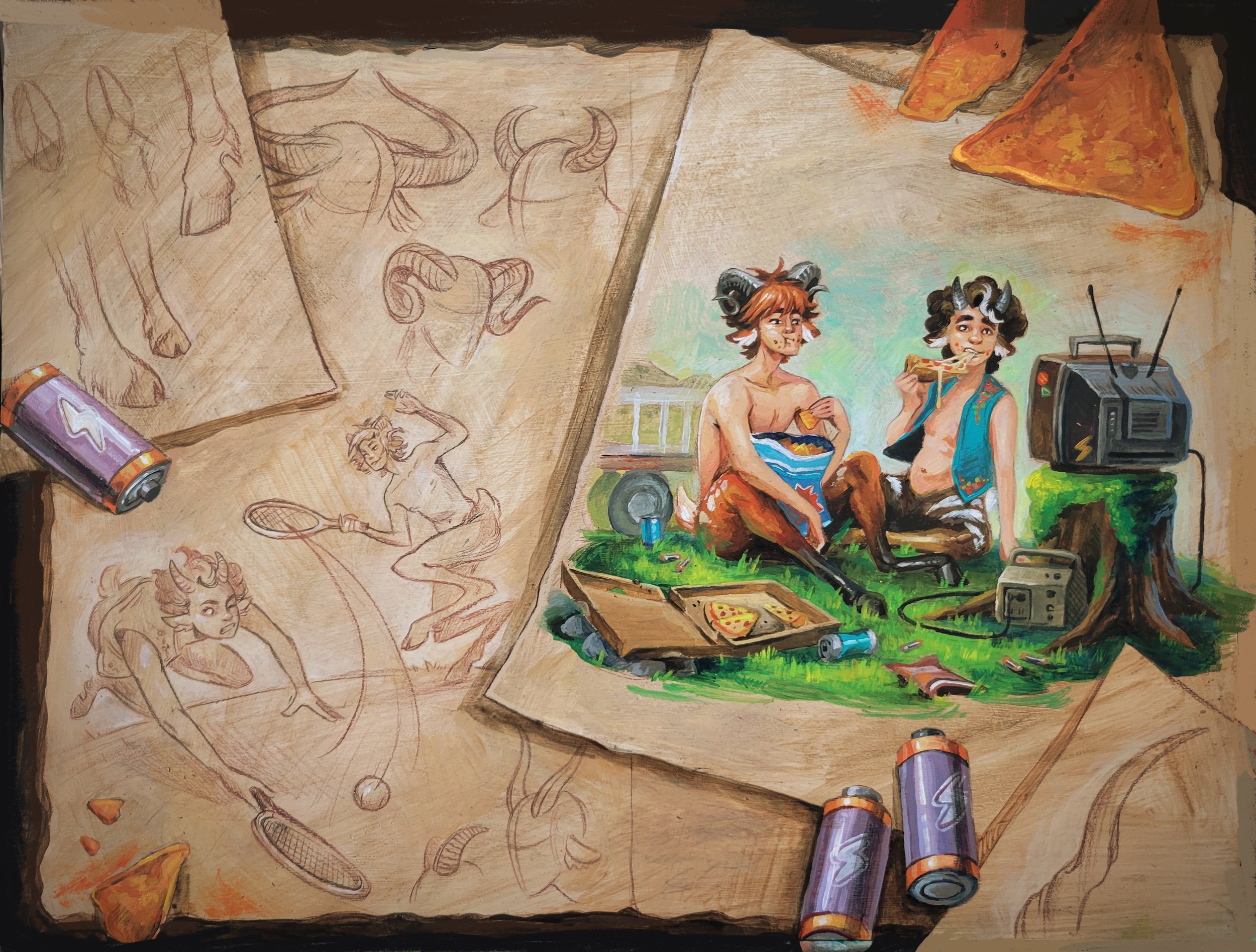 'Fablehaven: Rise of the Evening Star' Front Endpaper- Publisher Litjoy Crate