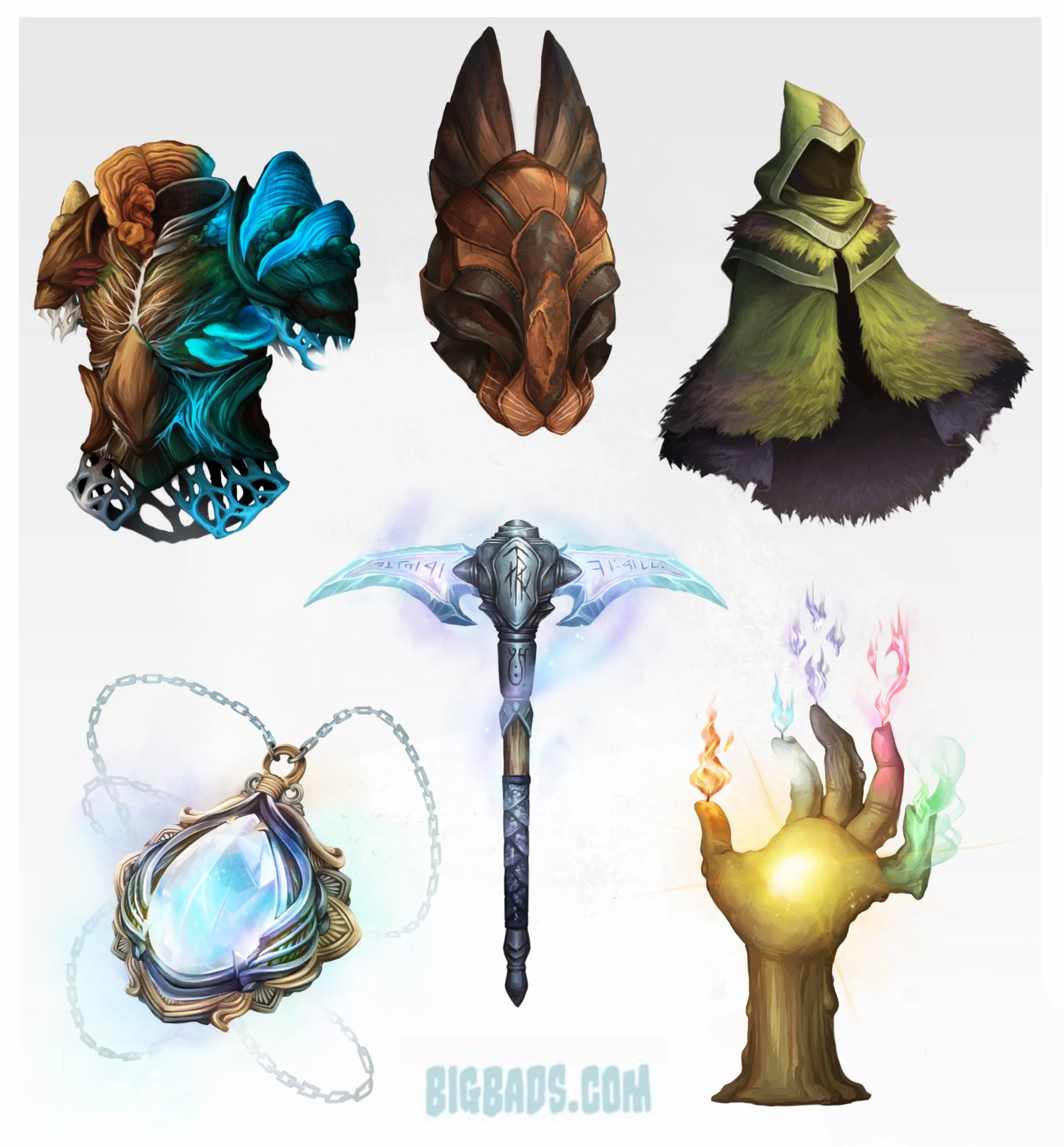 'Big Bads/Creatures and Curios' Item Design-Hit Point Press