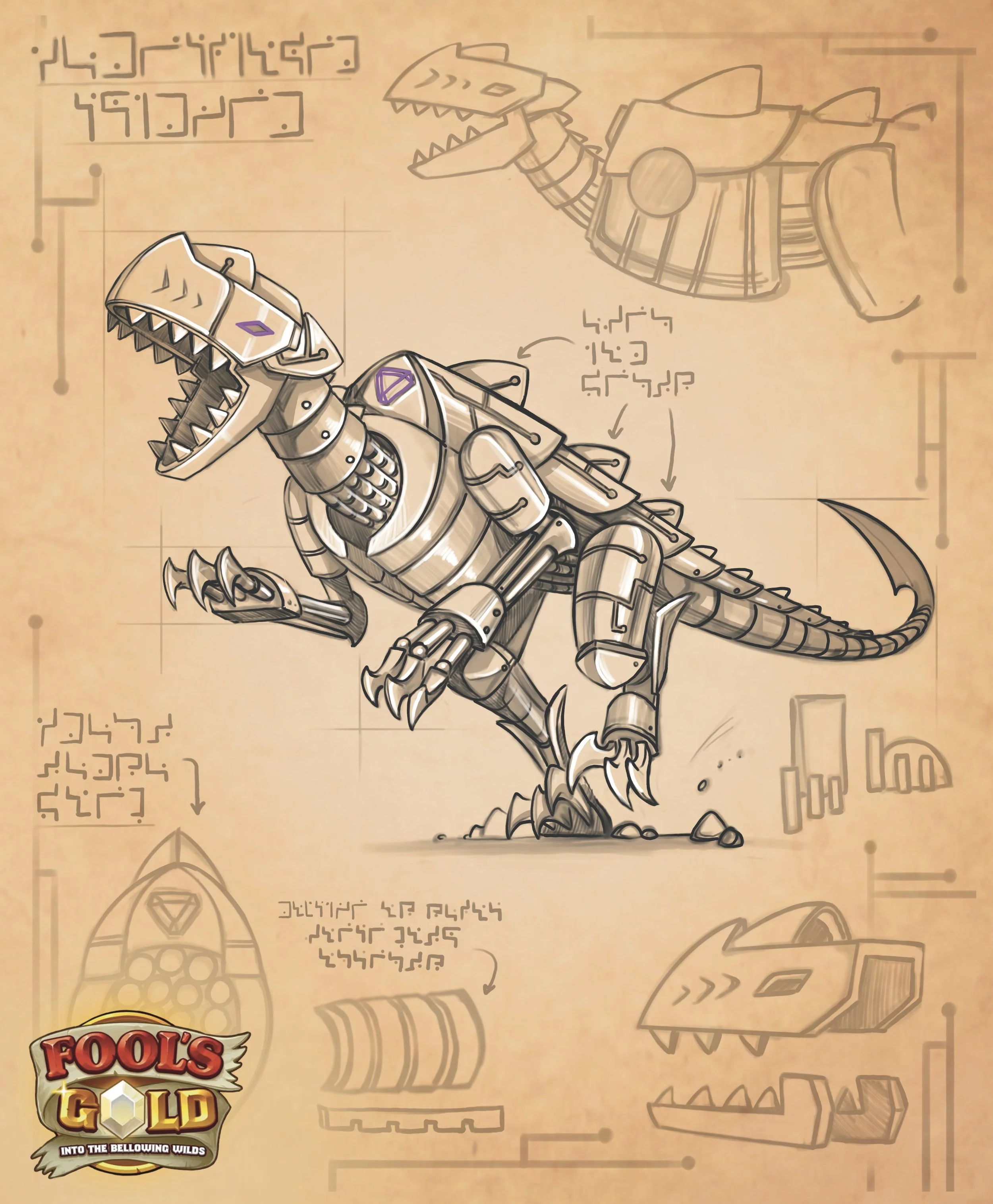 'Fools Gold: Into the Bellowing Wilds’ Item Design- Hit Point Press