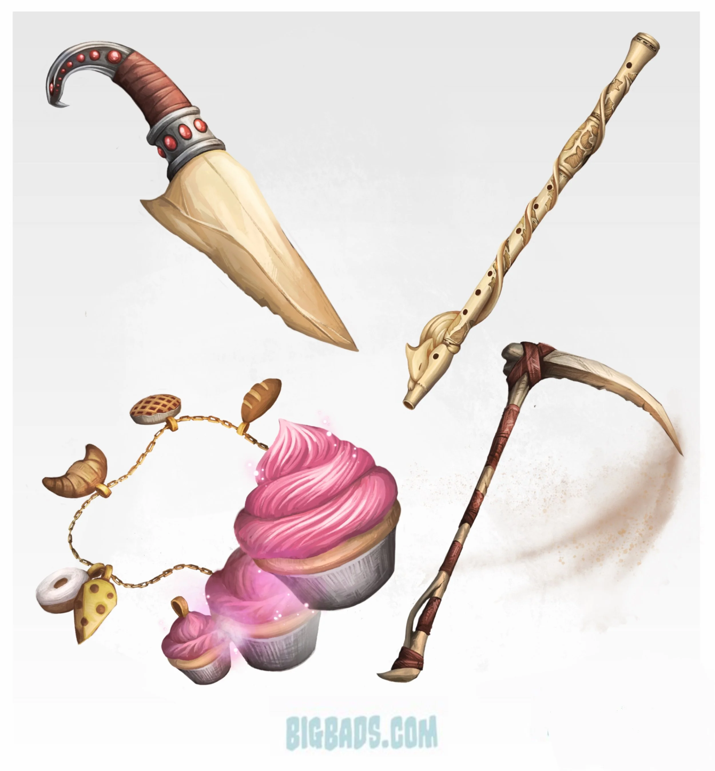'Big Bads/Creatures and Curios' Item Design-Hit Point Press