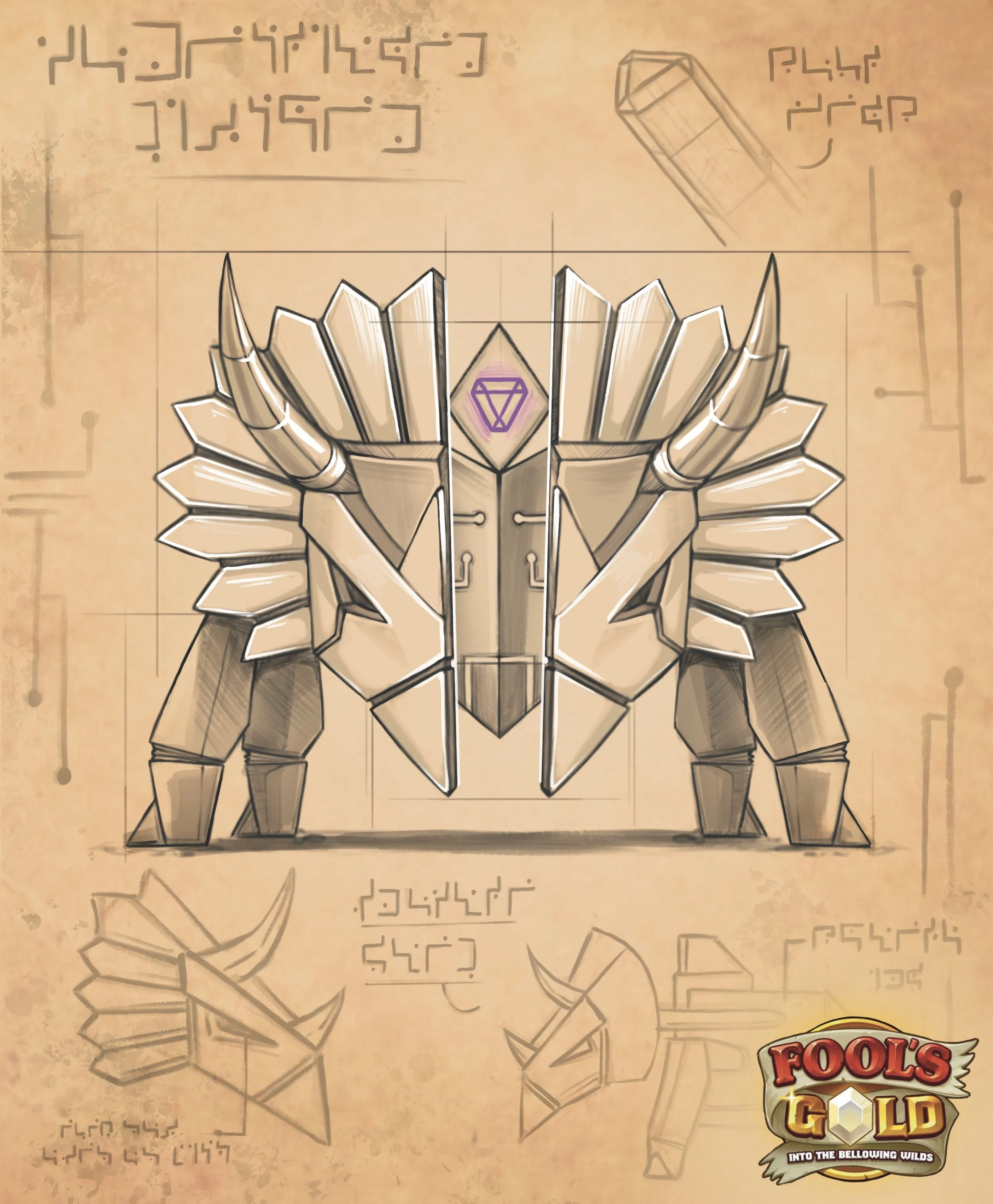 'Fools Gold: Into the Bellowing Wilds’ Item Design- Hit Point Press