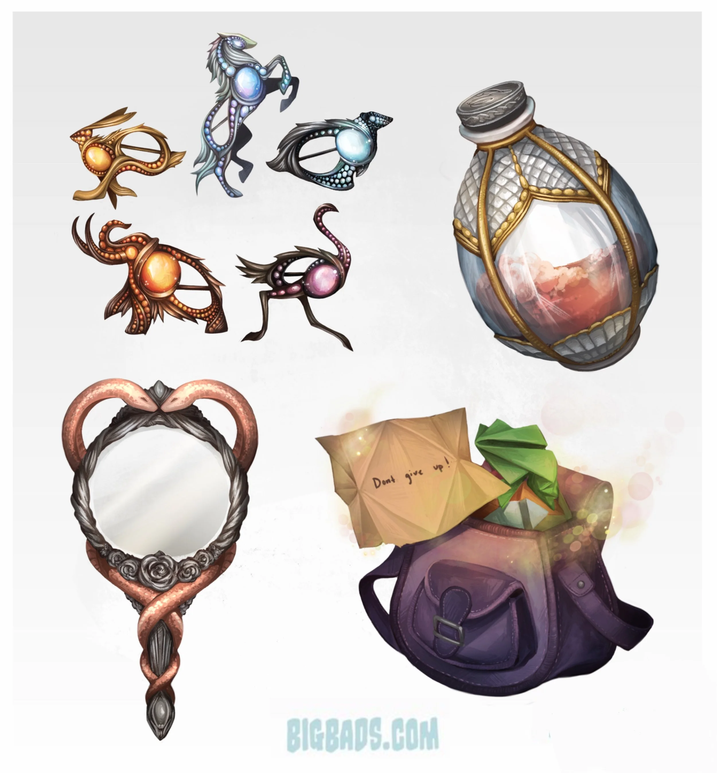 'Big Bads/Creatures and Curios' Item Design-Hit Point Press