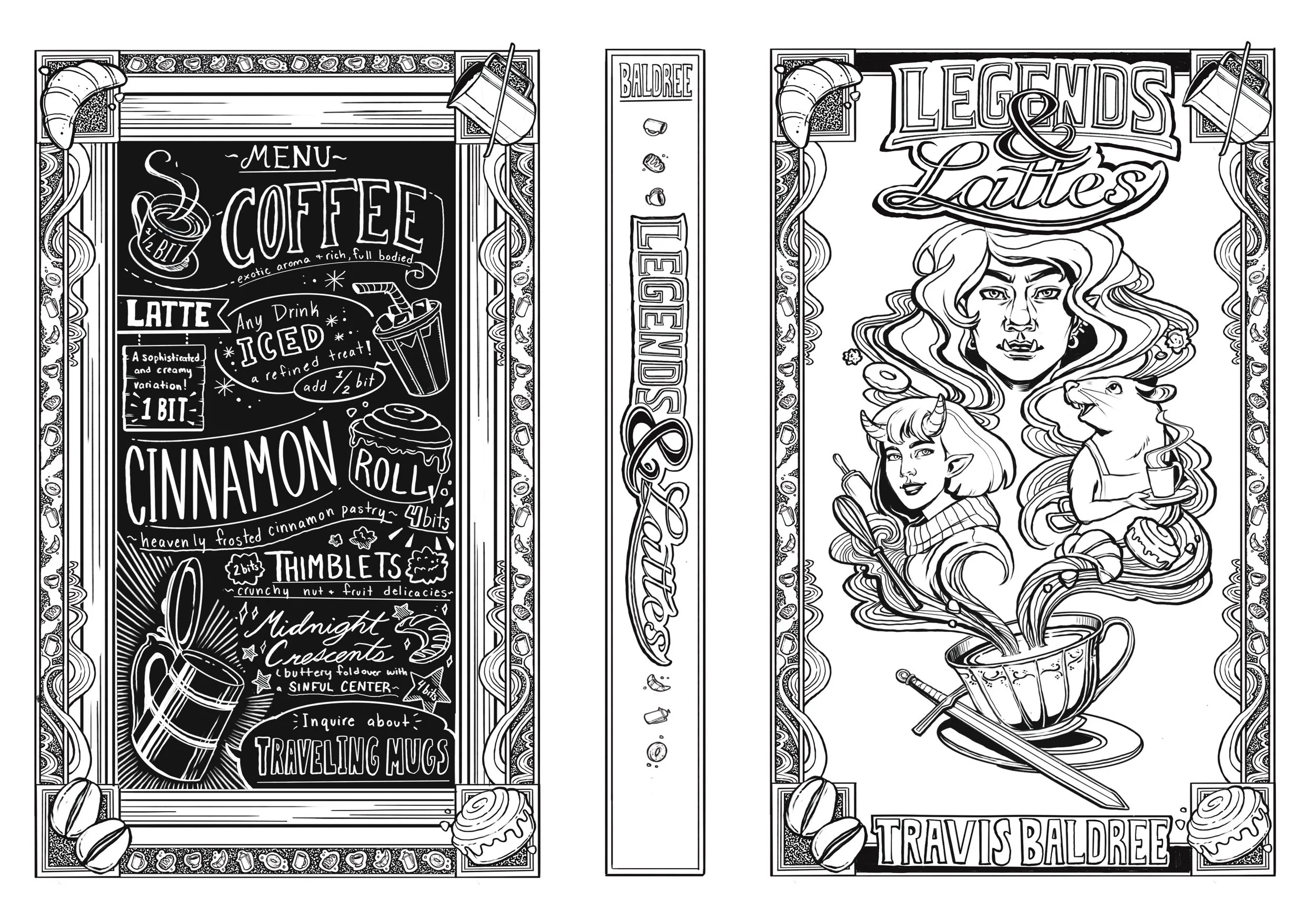 ‘Legends and Lattes’ Cover- Publisher LitJoy Crate