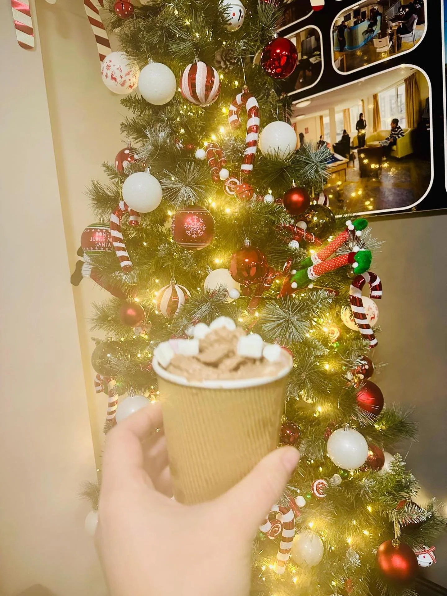 Deluxe hot chocolate&rsquo;s in reception now