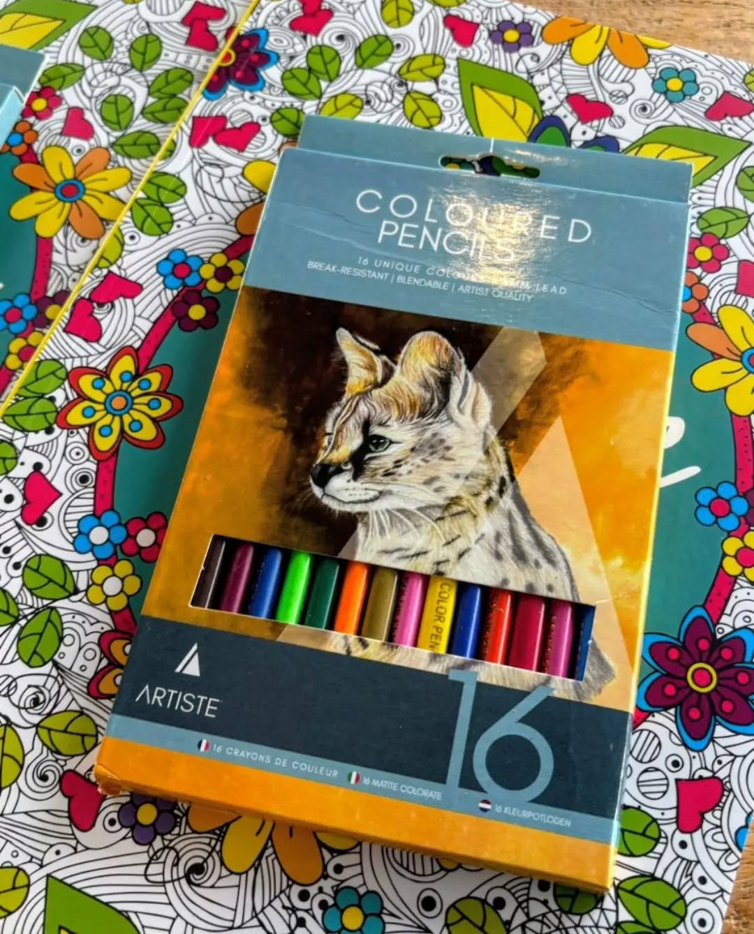 Join us for some mindful colouring with tea coffee and biscuits for mental health month on this rainy day and to try calm your nerves before exams!