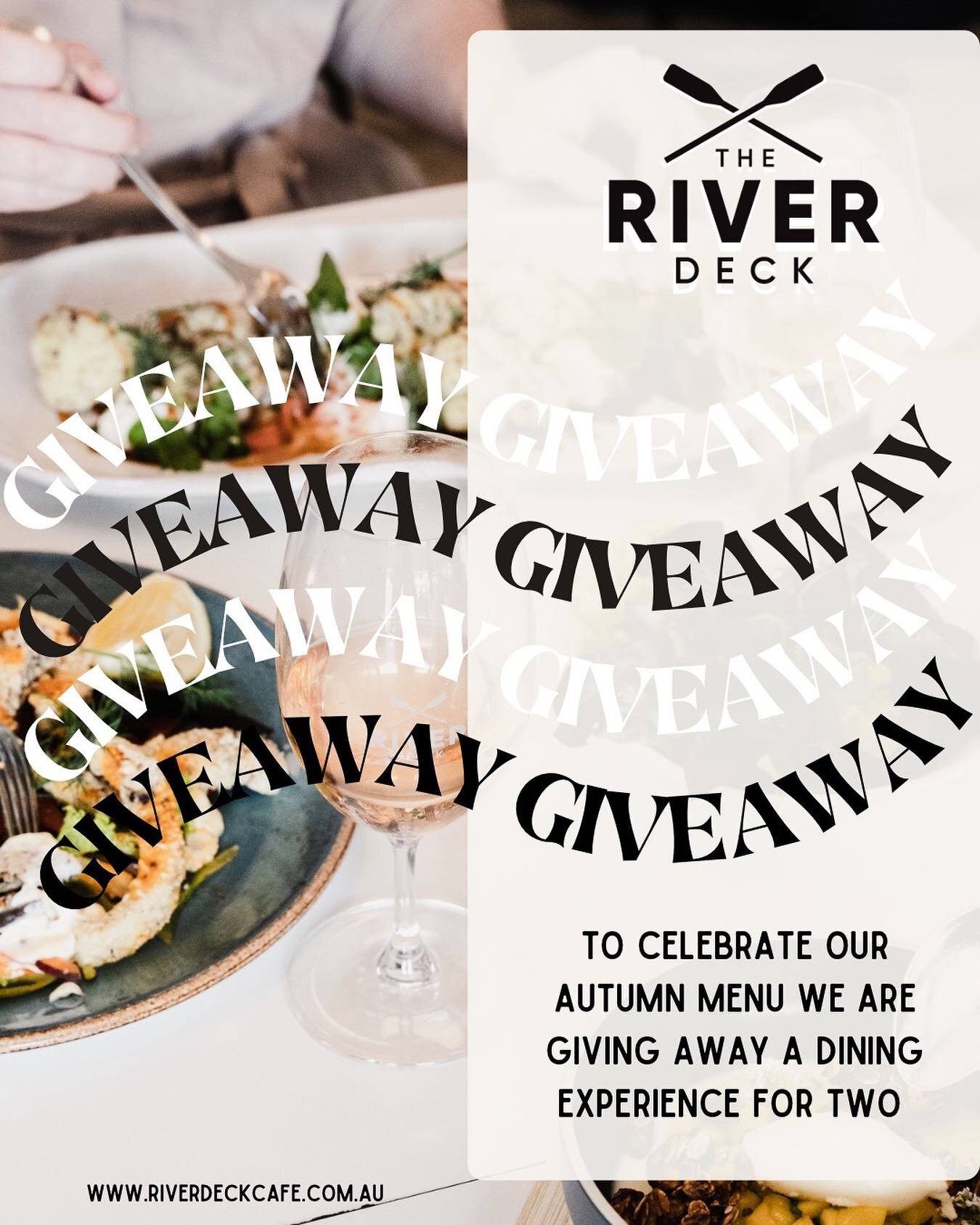 ✨GIVEAWAY ✨

We are giving away a dining experience for two to enjoy the tastes of autumn through our new menu. 

Prize:
Your choice of breakfast or lunch with your selection of beverages. 

Follow the instructions below for your chance to win:
🌟 LI
