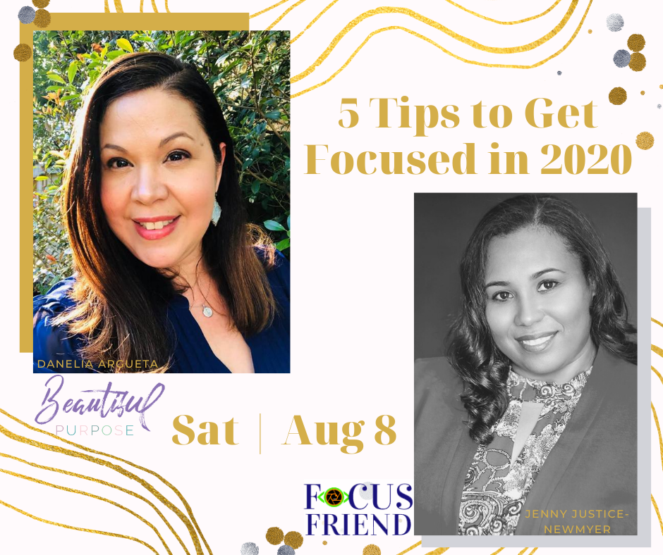(Sat) 8/8  Live Facebook Event | 5 Tips to Getting Focused in 2020