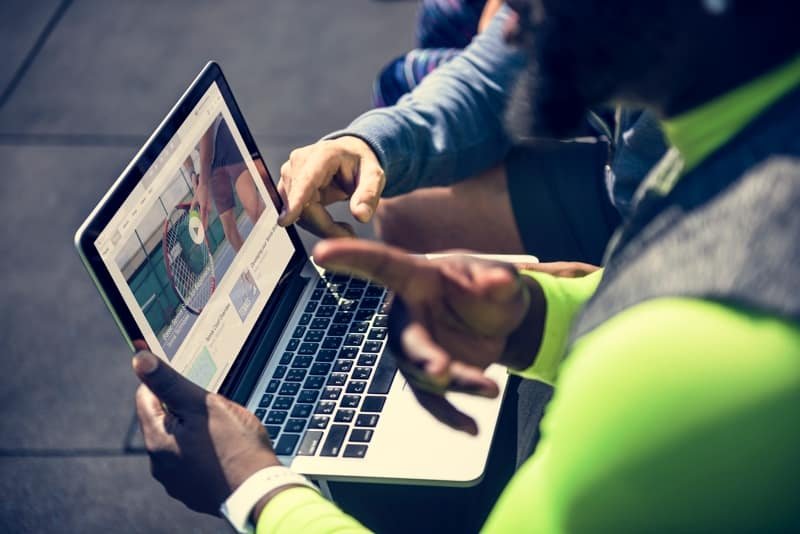 Employees learning from recorded presentation