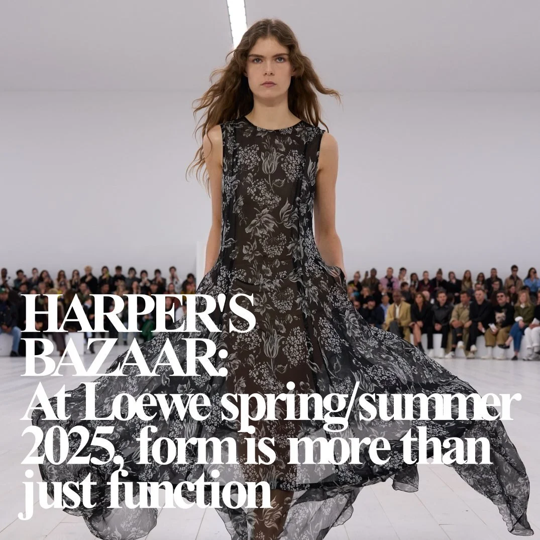 At Loewe spring/summer 2025, form is more than just function