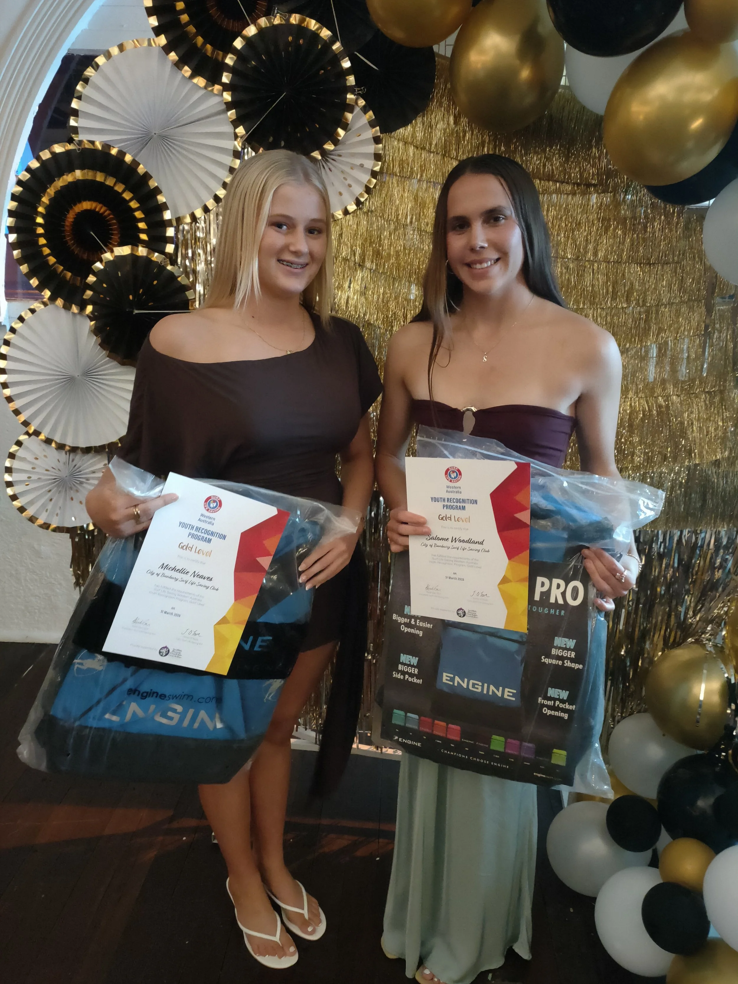 Congratulations to Michellie and Salome on achieving their Gold Level Youth Life Saving Award through SLSWA’s Youth Recognition Program.