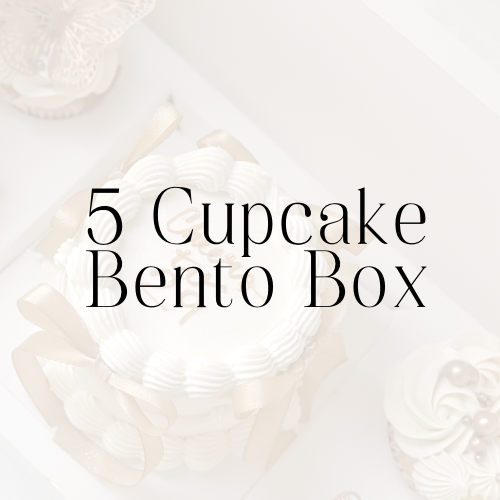 Bento Cake 5 Cupcake Box | Add-on