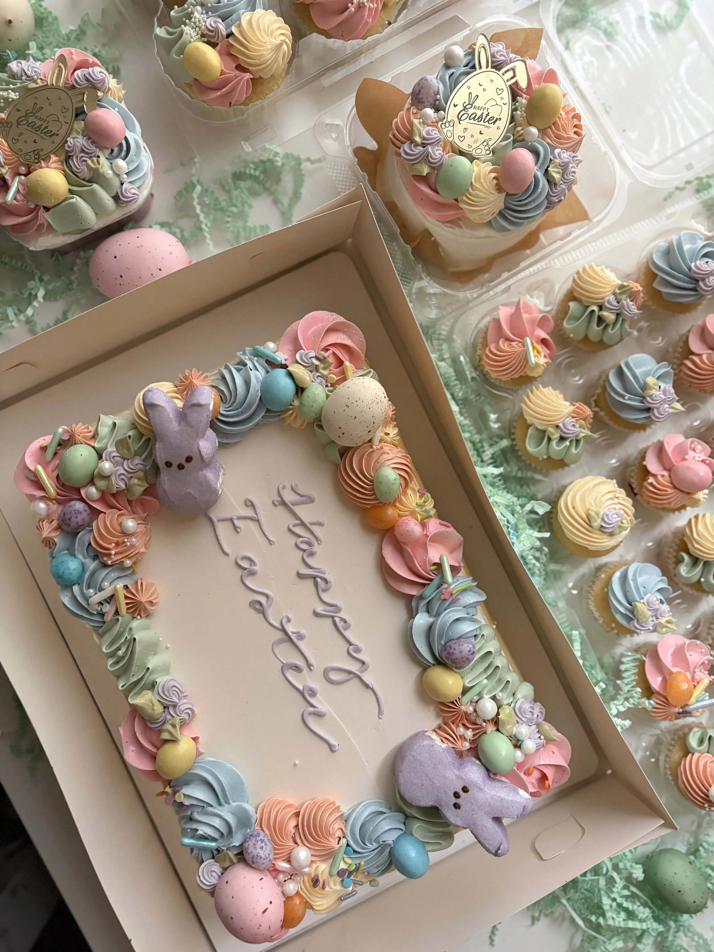 Easter Slab Cake