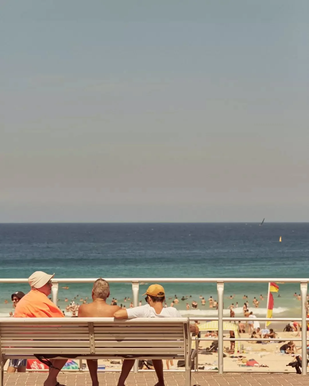 Bondi afternoons are best spent right here, watching the ocean.