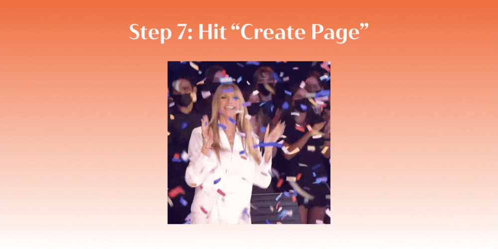 Make LinkedIn Business Page Step 7: Hit “Create Page”